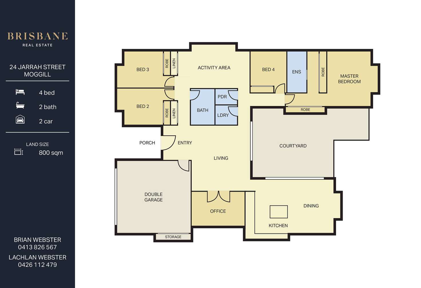 Floorplan of Homely house listing, 24 Jarrah Street, Moggill QLD 4070