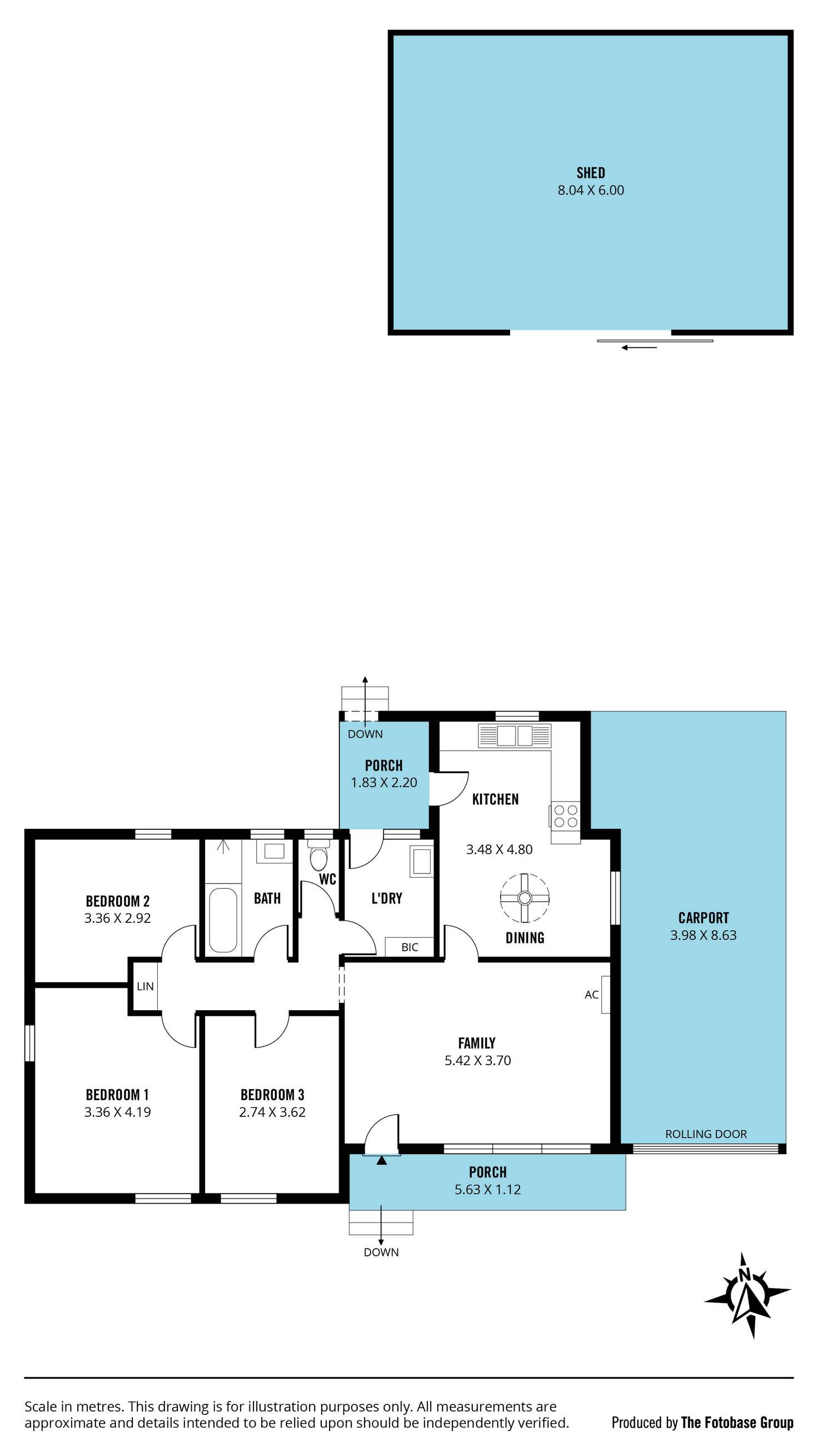 Floorplan of Homely house listing, 32 Poznan Crescent, Hackham West SA 5163