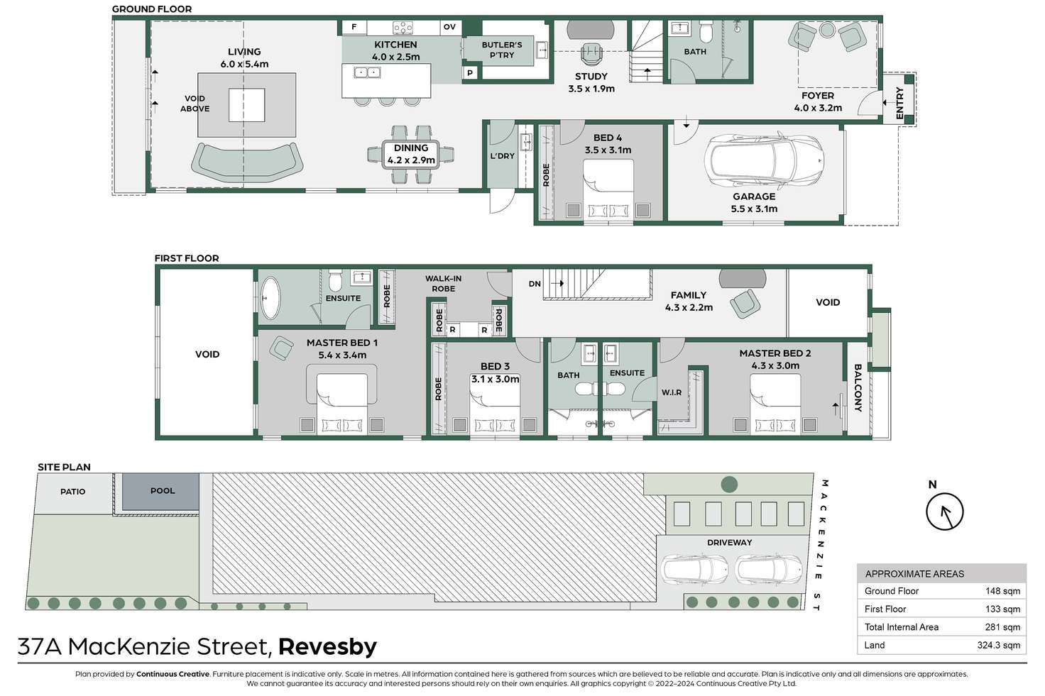 Floorplan of Homely semiDetached listing, 37A Mackenzie Street, Revesby NSW 2212