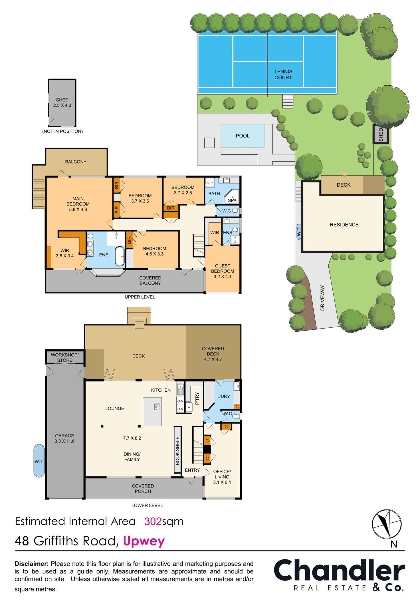 Floorplan of Homely house listing, 48 Griffiths Road, Upwey VIC 3158