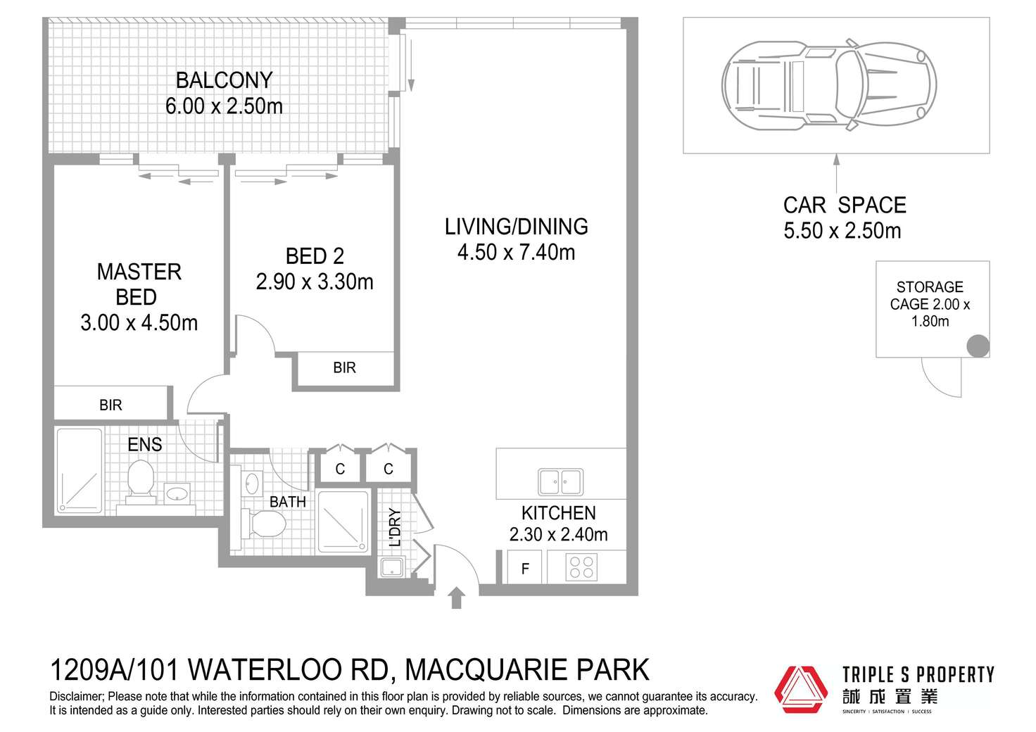 Floorplan of Homely apartment listing, 1209A/101 Waterloo Road, Macquarie Park NSW 2113