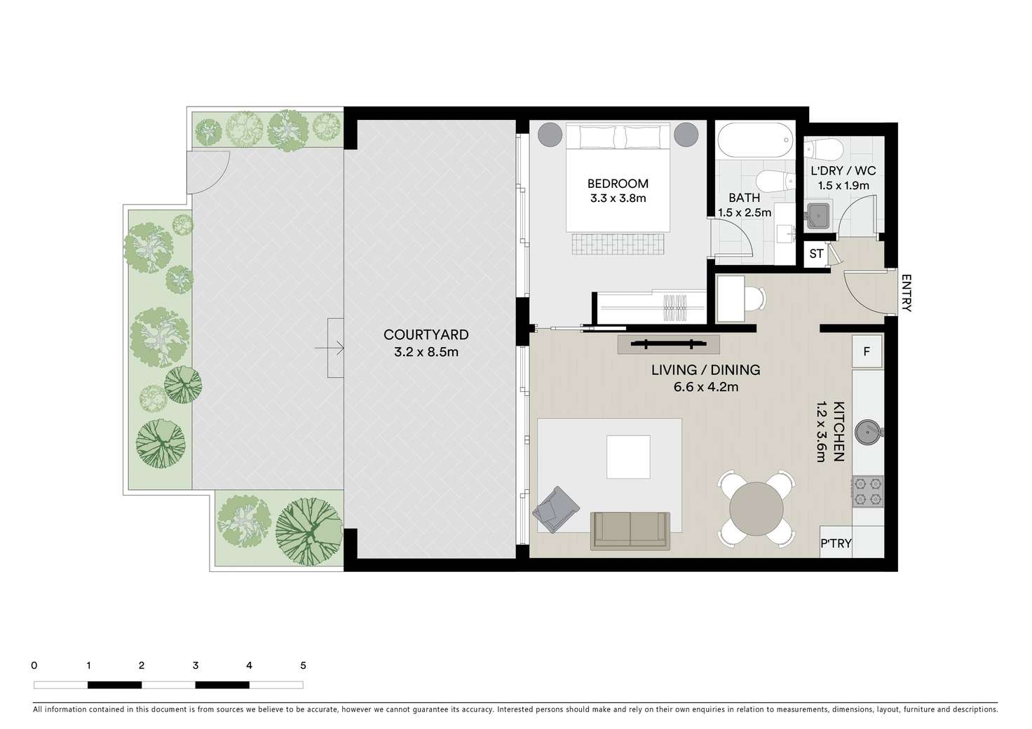 Floorplan of Homely apartment listing, 281/5 Queen Street, Rosebery NSW 2018
