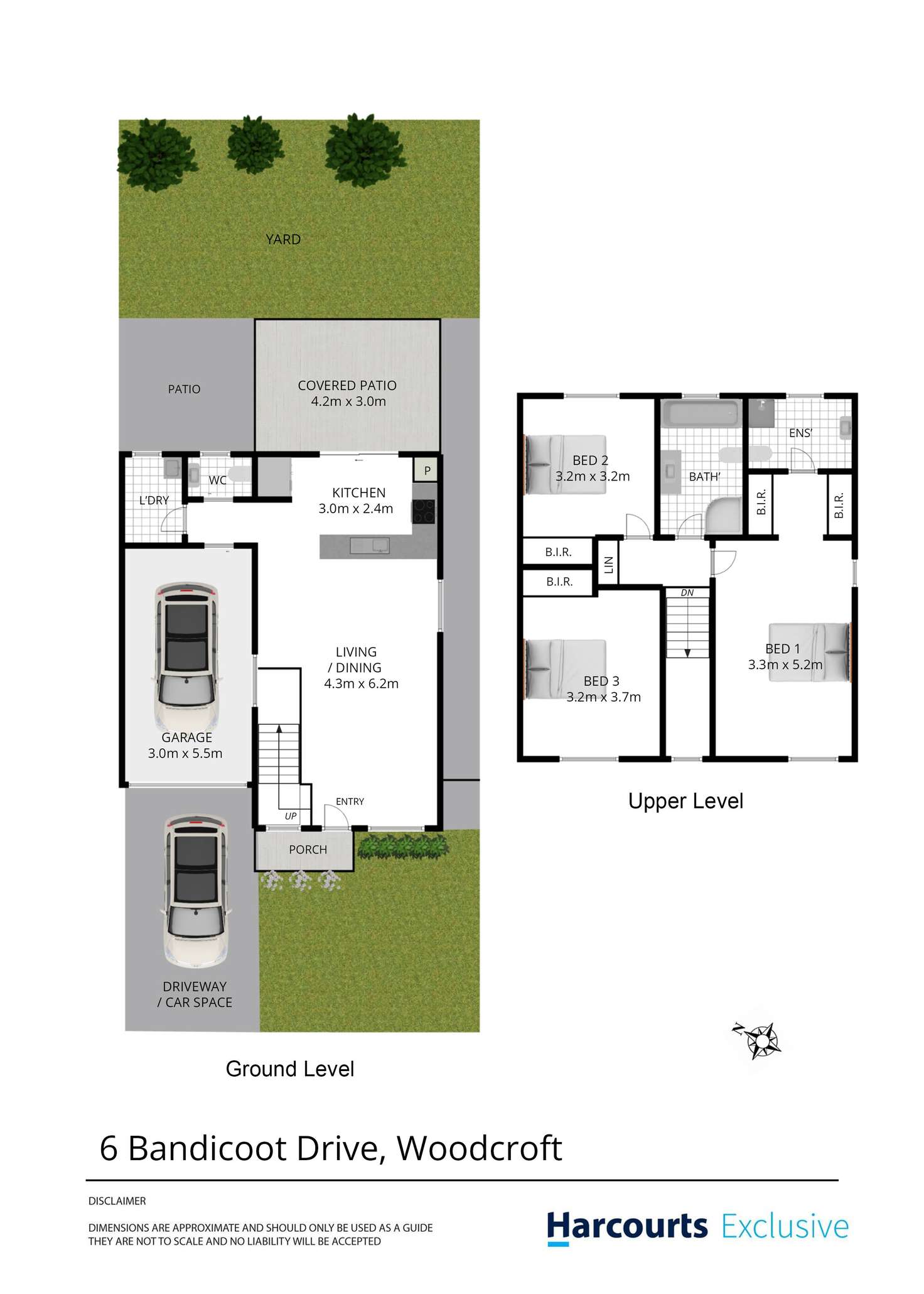 Floorplan of Homely house listing, 6 Bandicoot Drive, Woodcroft NSW 2767