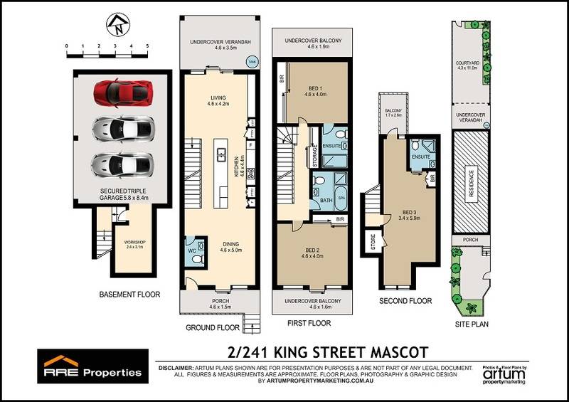 Floorplan of Homely house listing, 2/241 King Street, Mascot NSW 2020