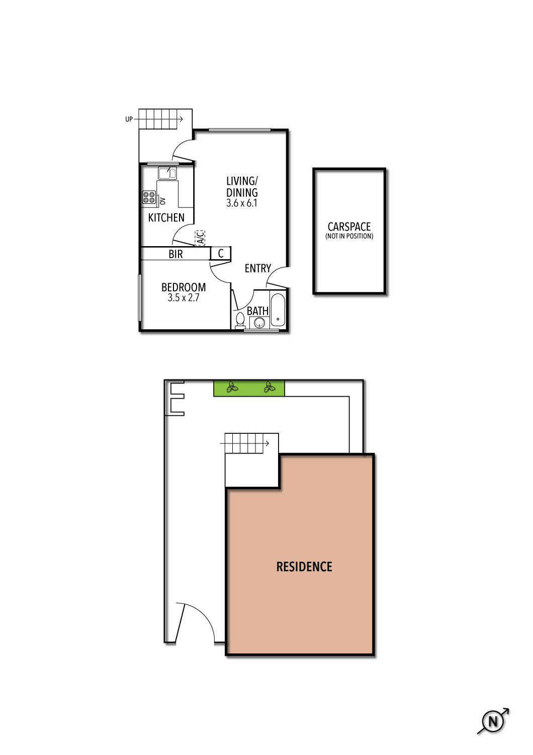 Floorplan of Homely apartment listing, 1/42 Nicholson Street, South Yarra VIC 3141