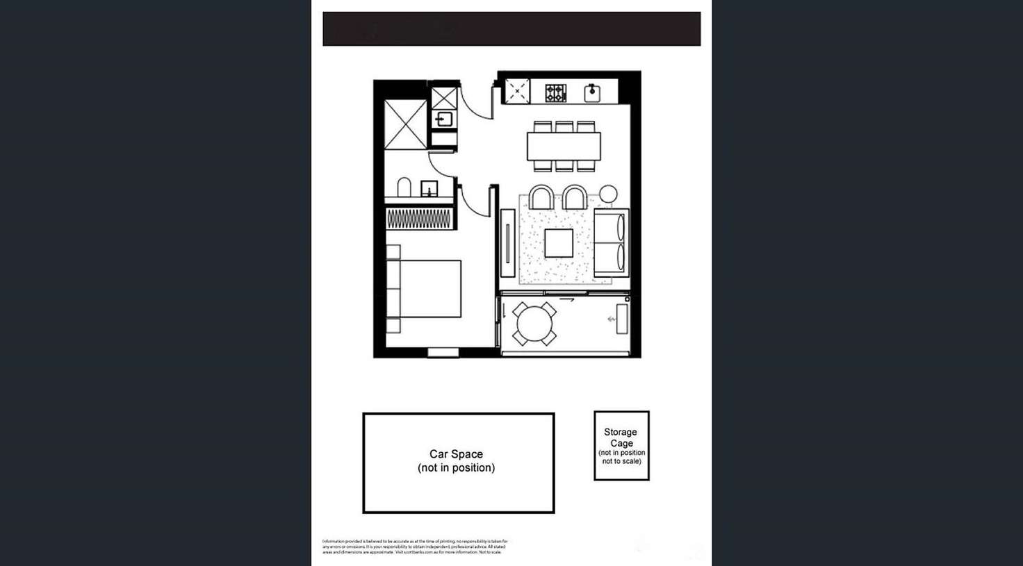 Floorplan of Homely apartment listing, 403/8D Evergreen Mews, Armadale VIC 3143