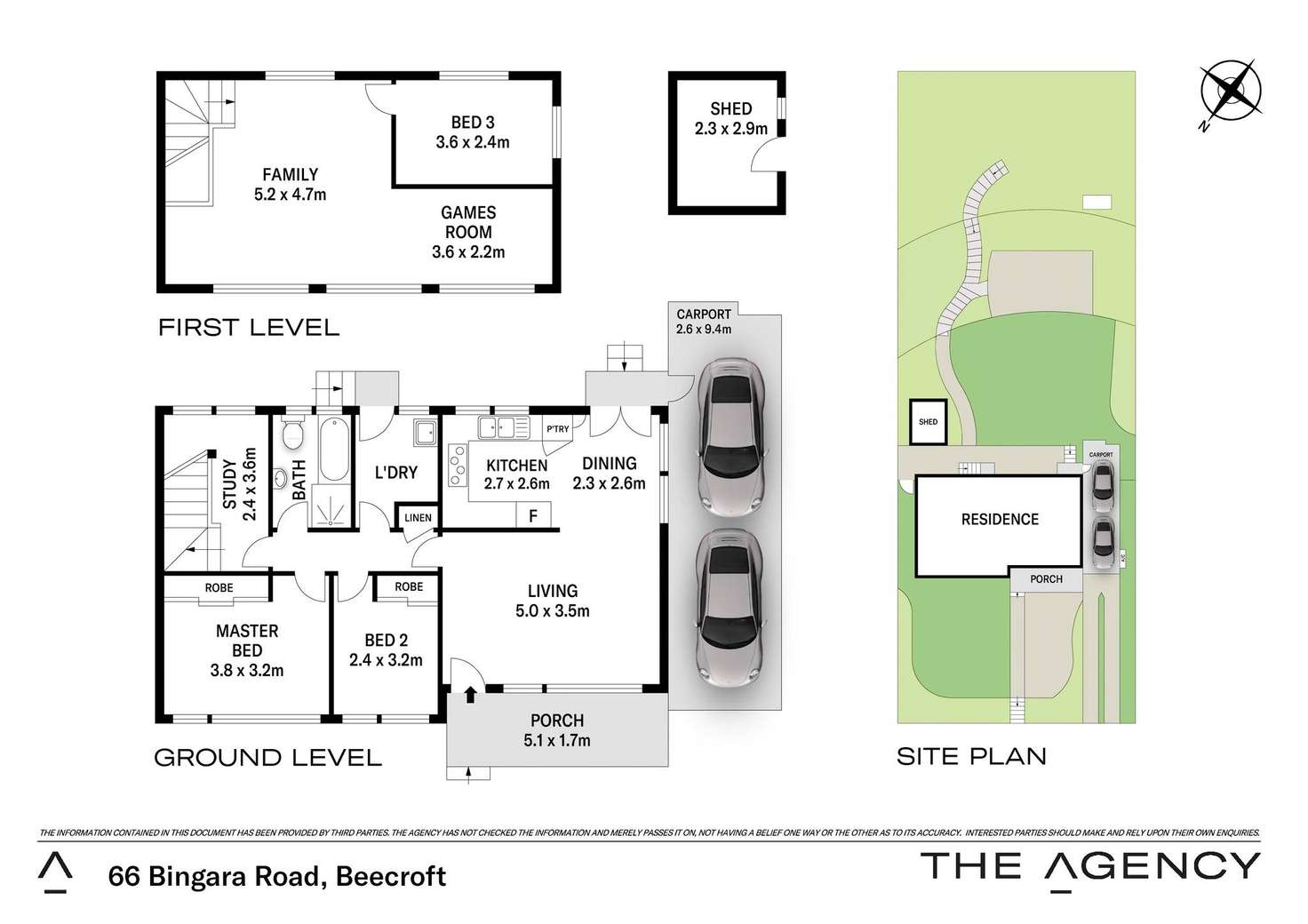 Floorplan of Homely house listing, 66 Bingara Road, Beecroft NSW 2119