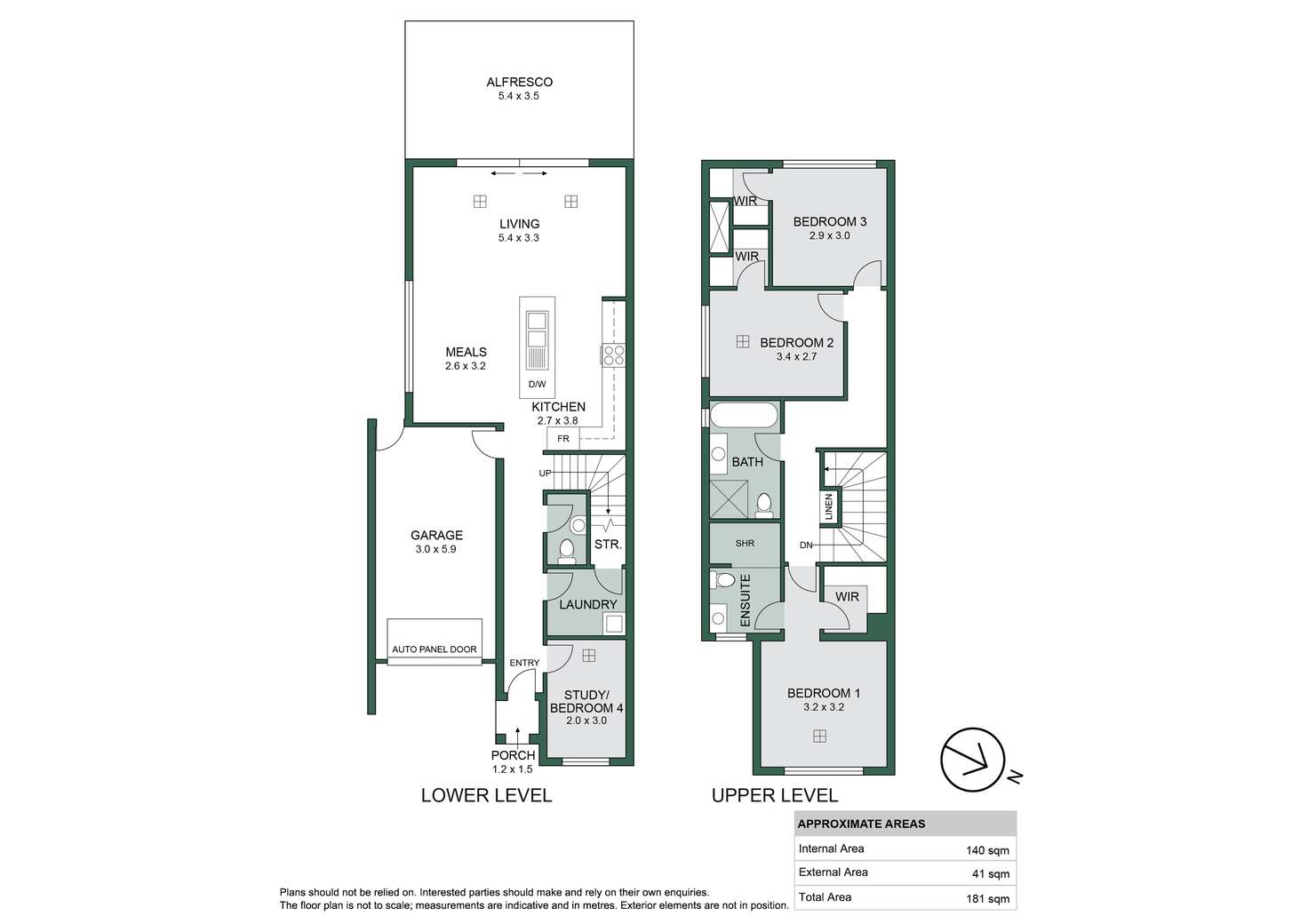 Floorplan of Homely townhouse listing, 4C Renfrey Avenue, Newton SA 5074