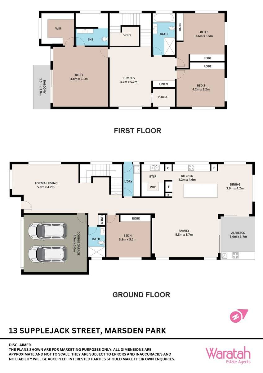 Floorplan of Homely house listing, 13 Supplejack Street, Marsden Park NSW 2765