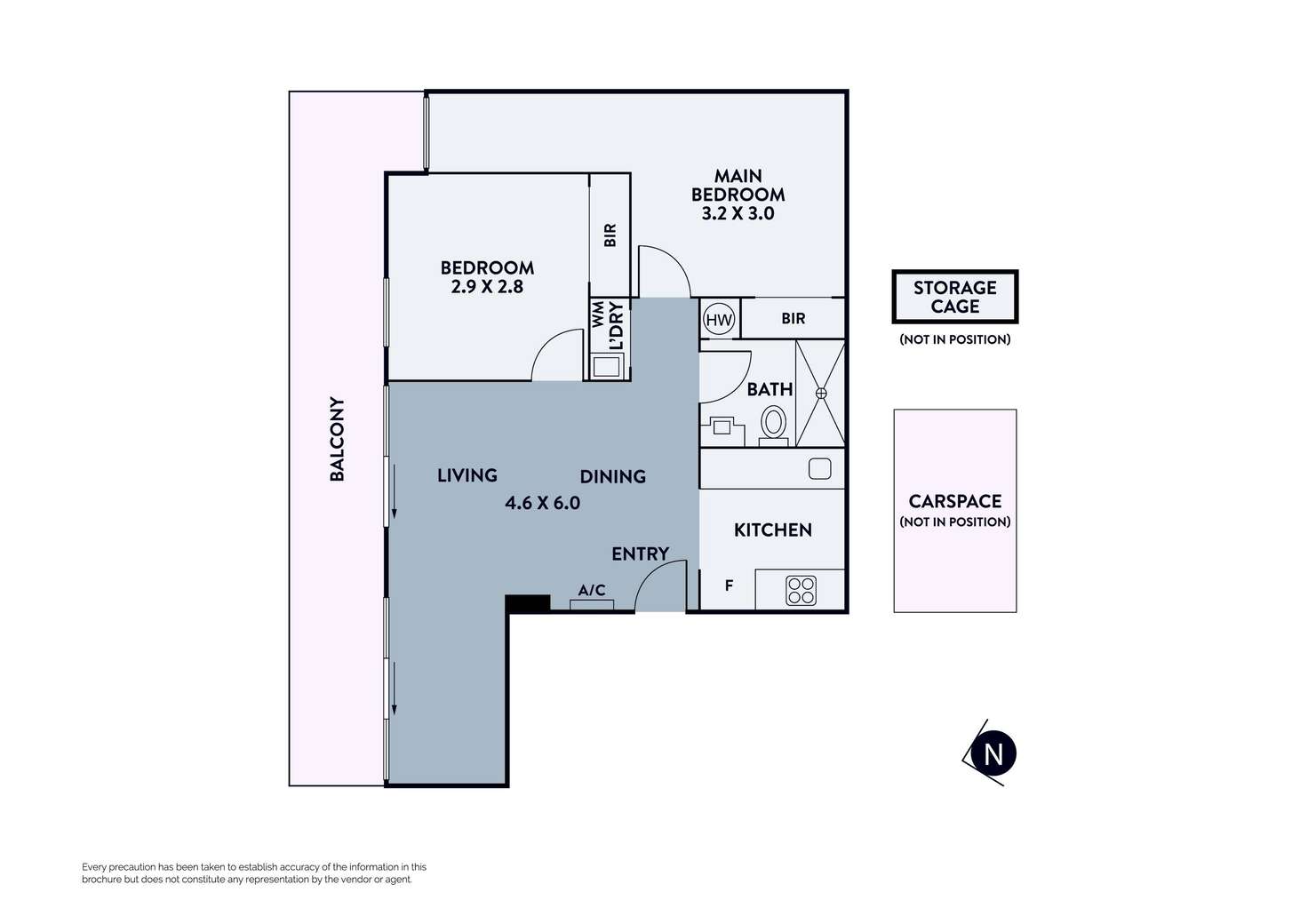 Floorplan of Homely apartment listing, 7/94 Union Street, Northcote VIC 3070