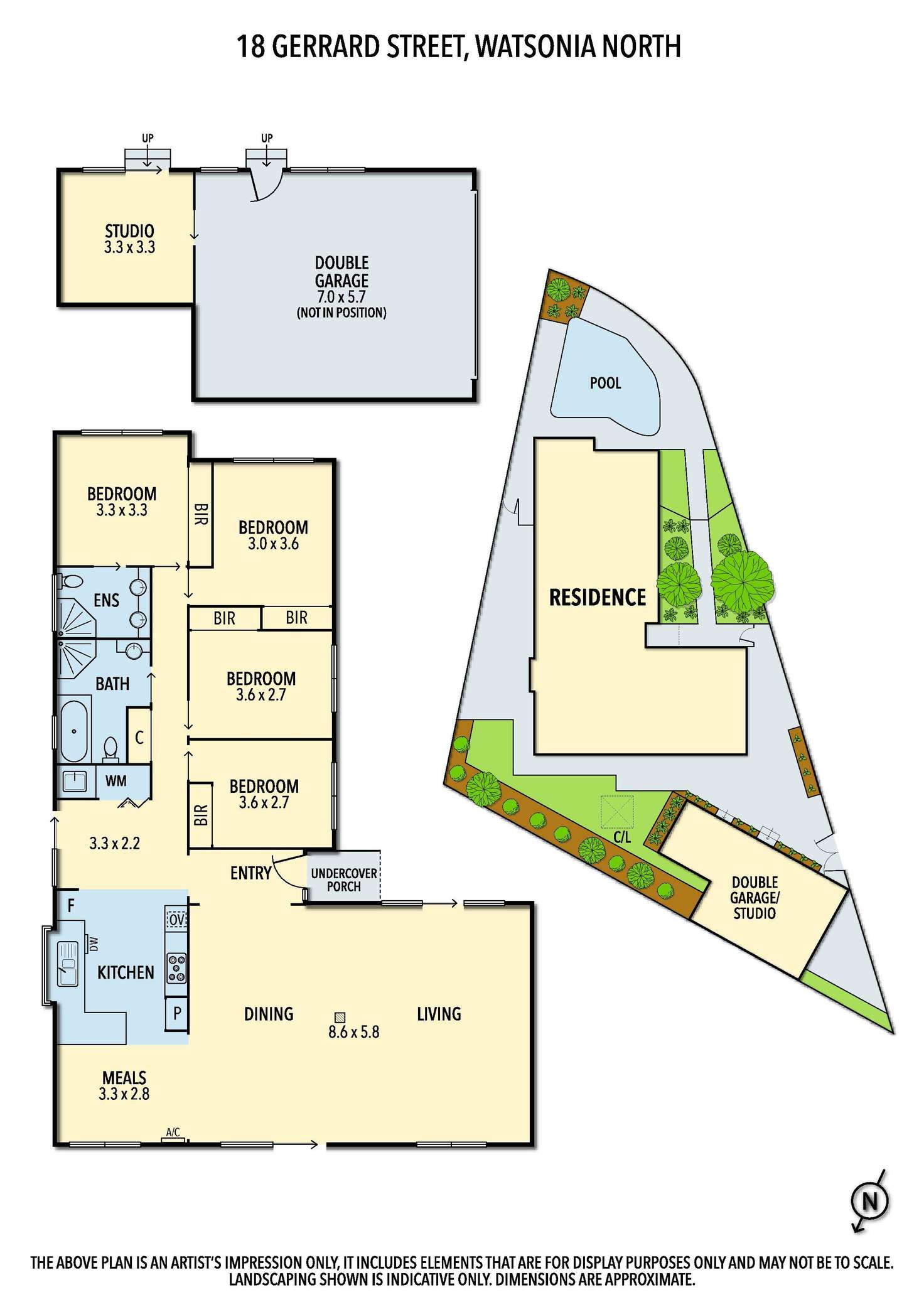 Floorplan of Homely house listing, 18 Gerrard Street, Watsonia North VIC 3087