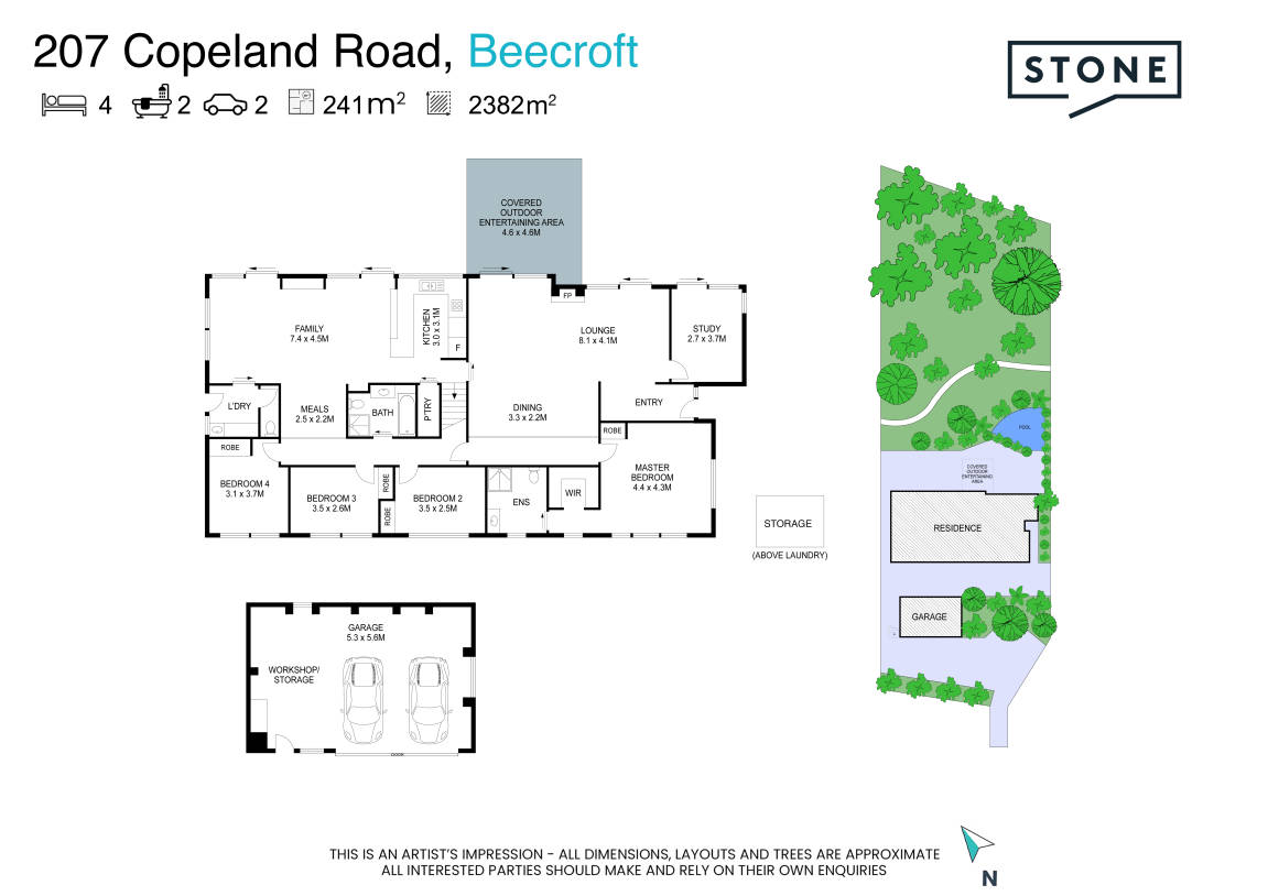 Floorplan of Homely house listing, 207 Copeland Road, Beecroft NSW 2119