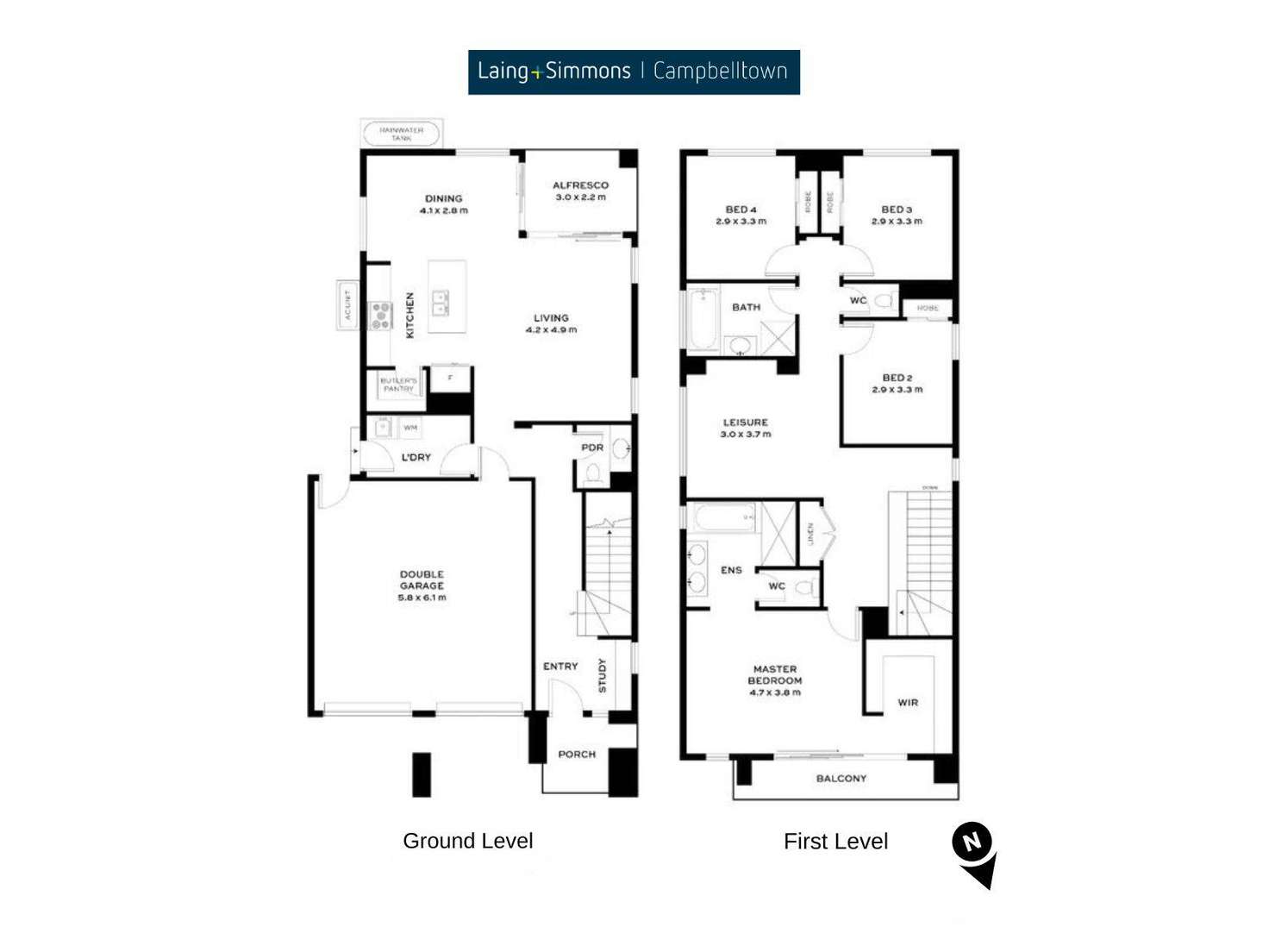 Floorplan of Homely house listing, 24 Fitzgerald Avenue, Oran Park NSW 2570