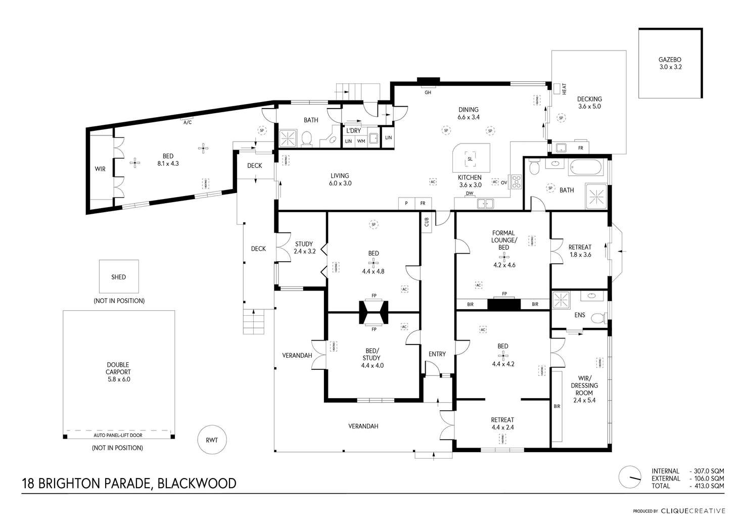 Floorplan of Homely house listing, 18 Brighton Parade, Blackwood SA 5051