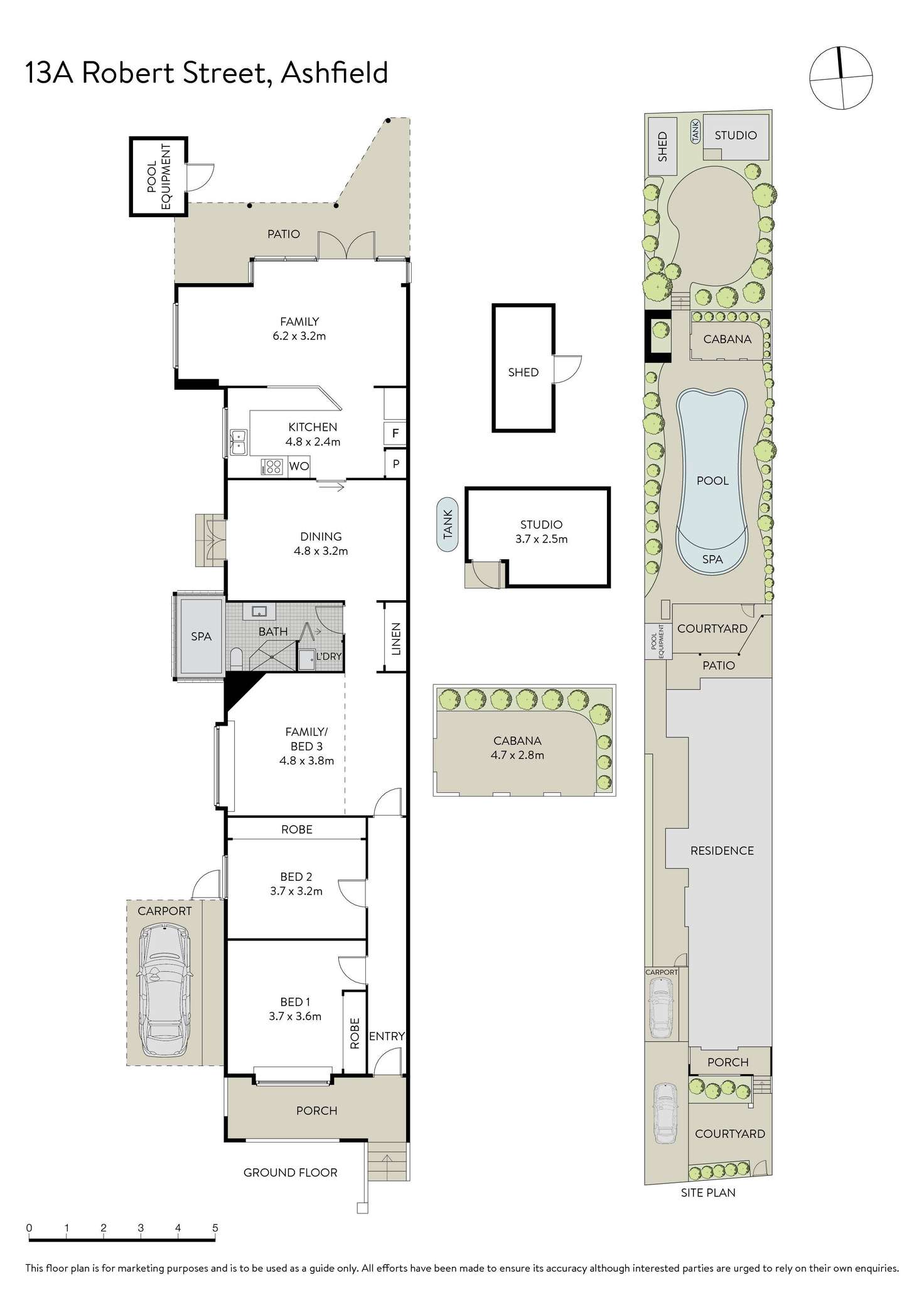 Floorplan of Homely house listing, 13A Robert Street, Ashfield NSW 2131