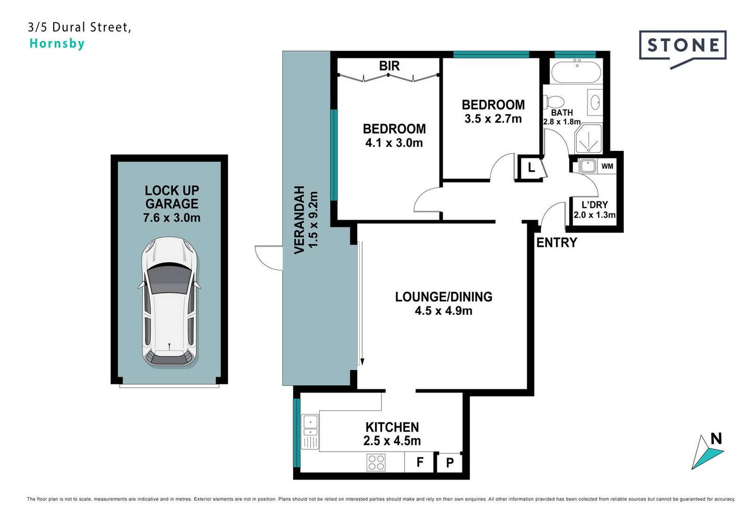 Floorplan of Homely apartment listing, 3/5-9 Dural Street, Hornsby NSW 2077