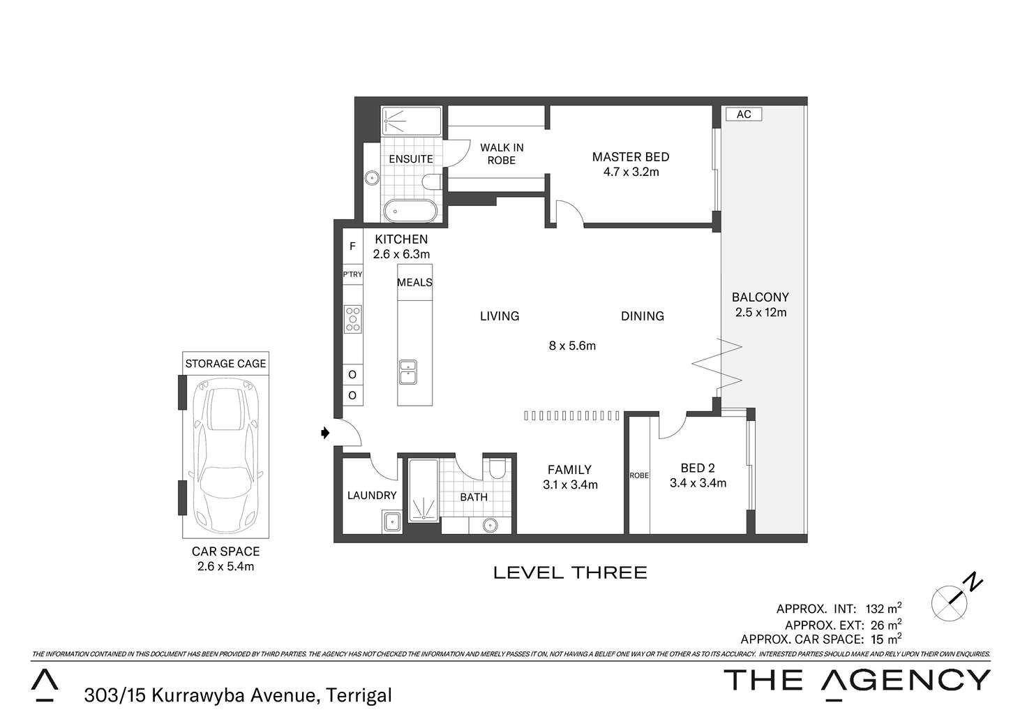 Floorplan of Homely unit listing, 303/15 Kurrawyba Avenue, Terrigal NSW 2260