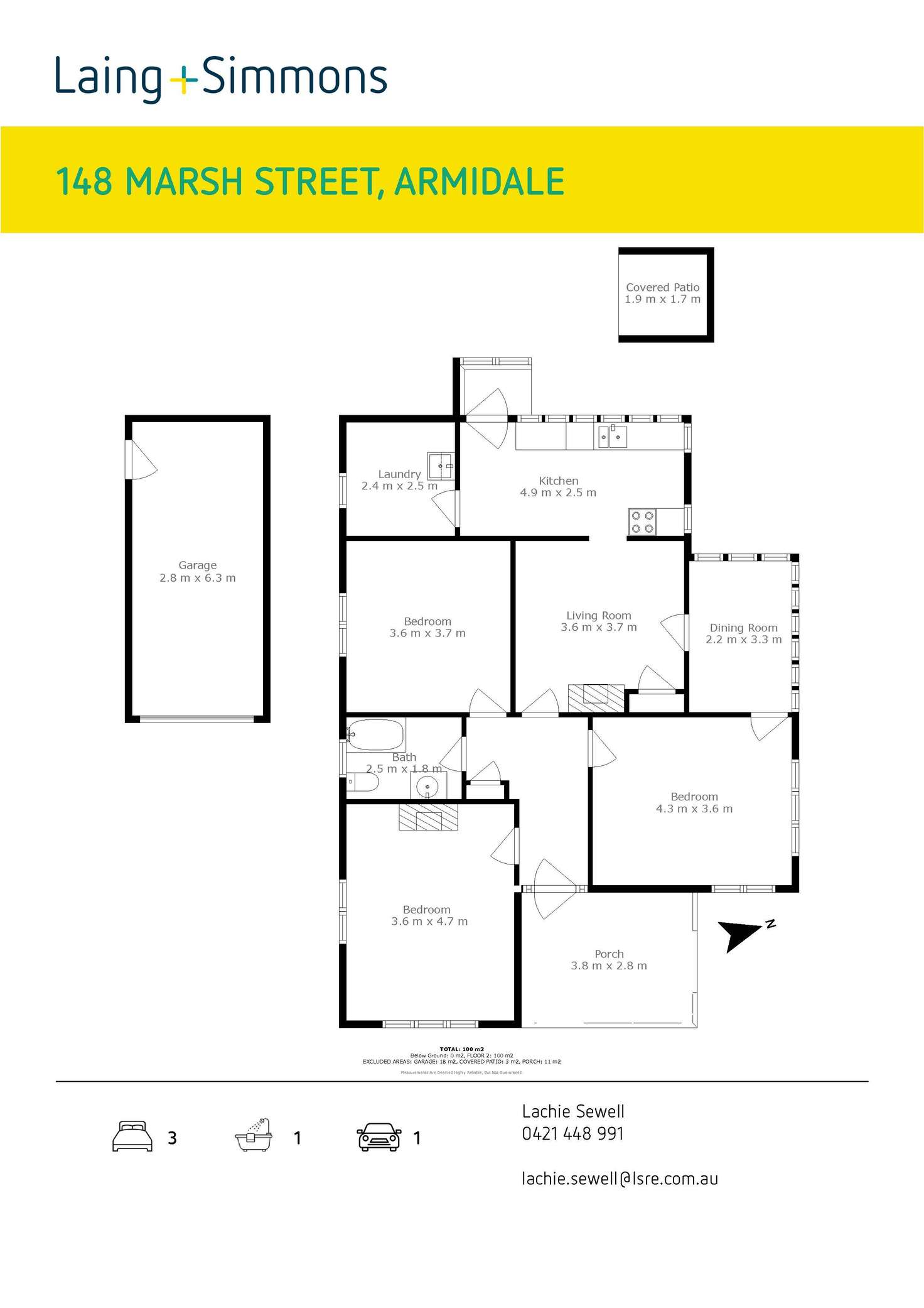 Floorplan of Homely house listing, 148 Marsh Street, Armidale NSW 2350