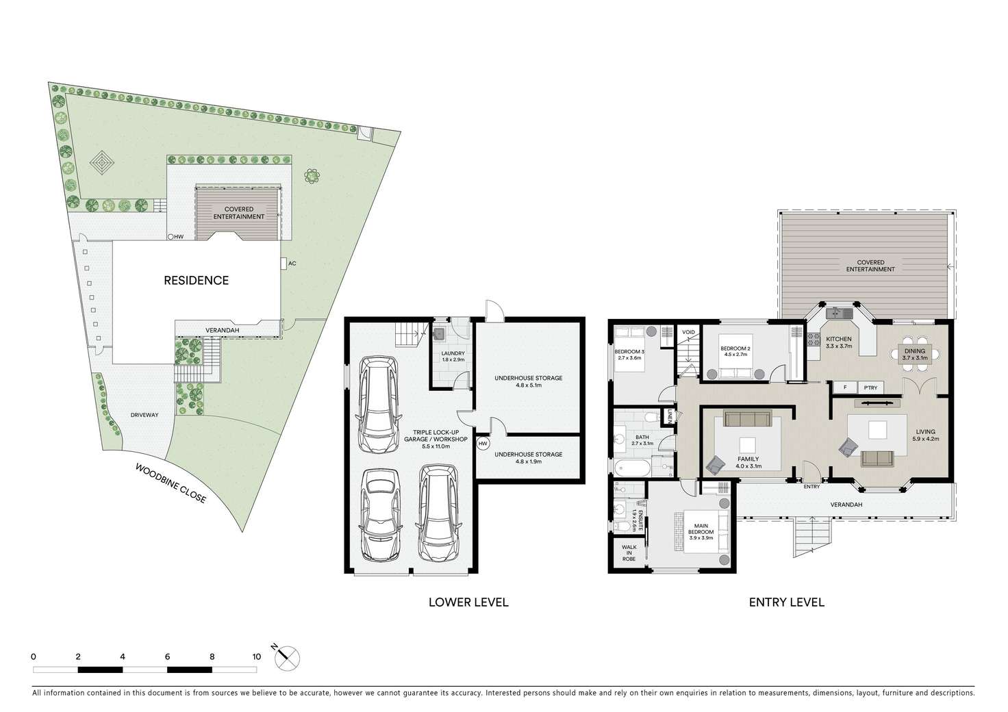 Floorplan of Homely house listing, 22 Woodbine Close, Lisarow NSW 2250