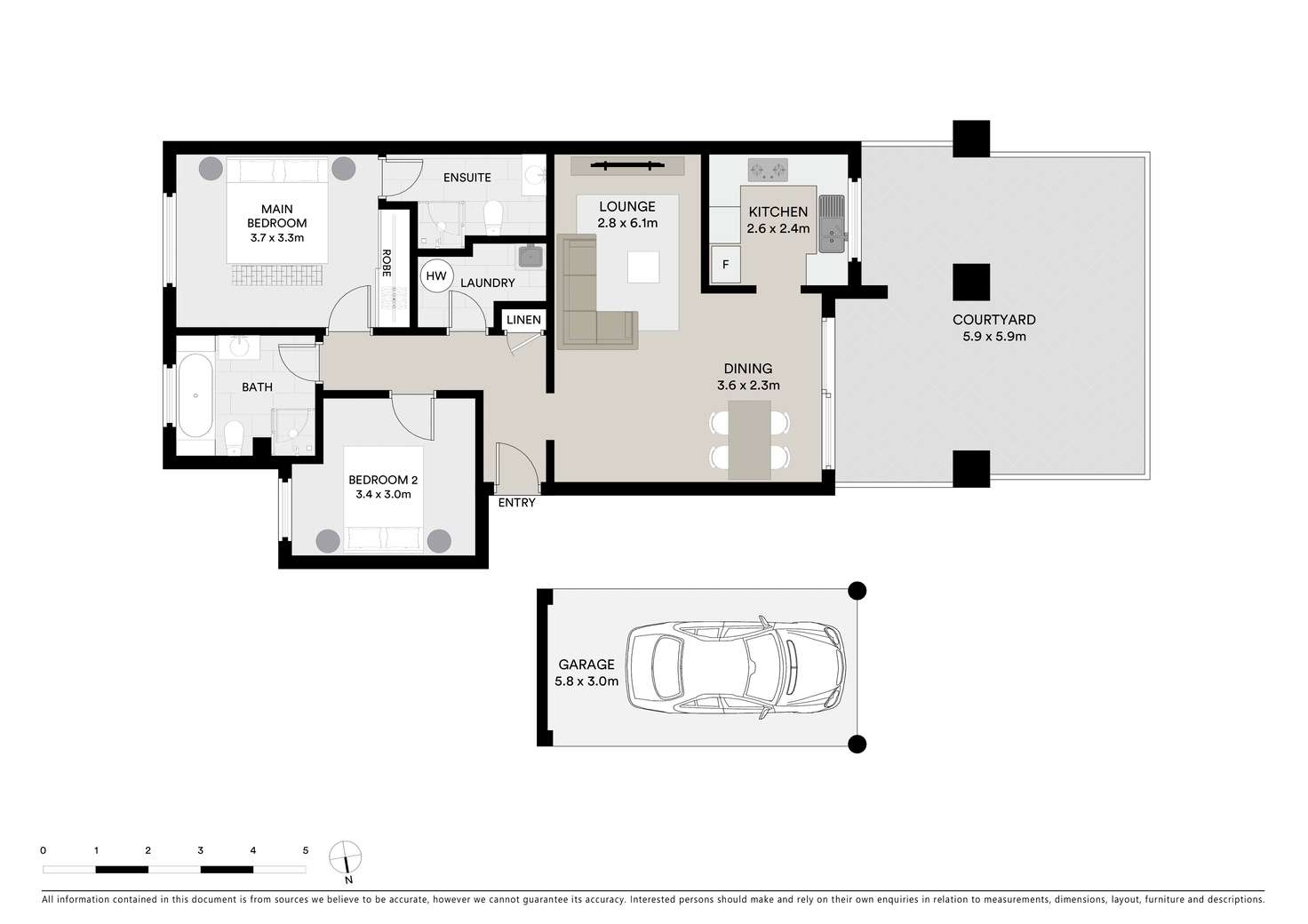 Floorplan of Homely apartment listing, 11/8-12 Water Street, Hornsby NSW 2077