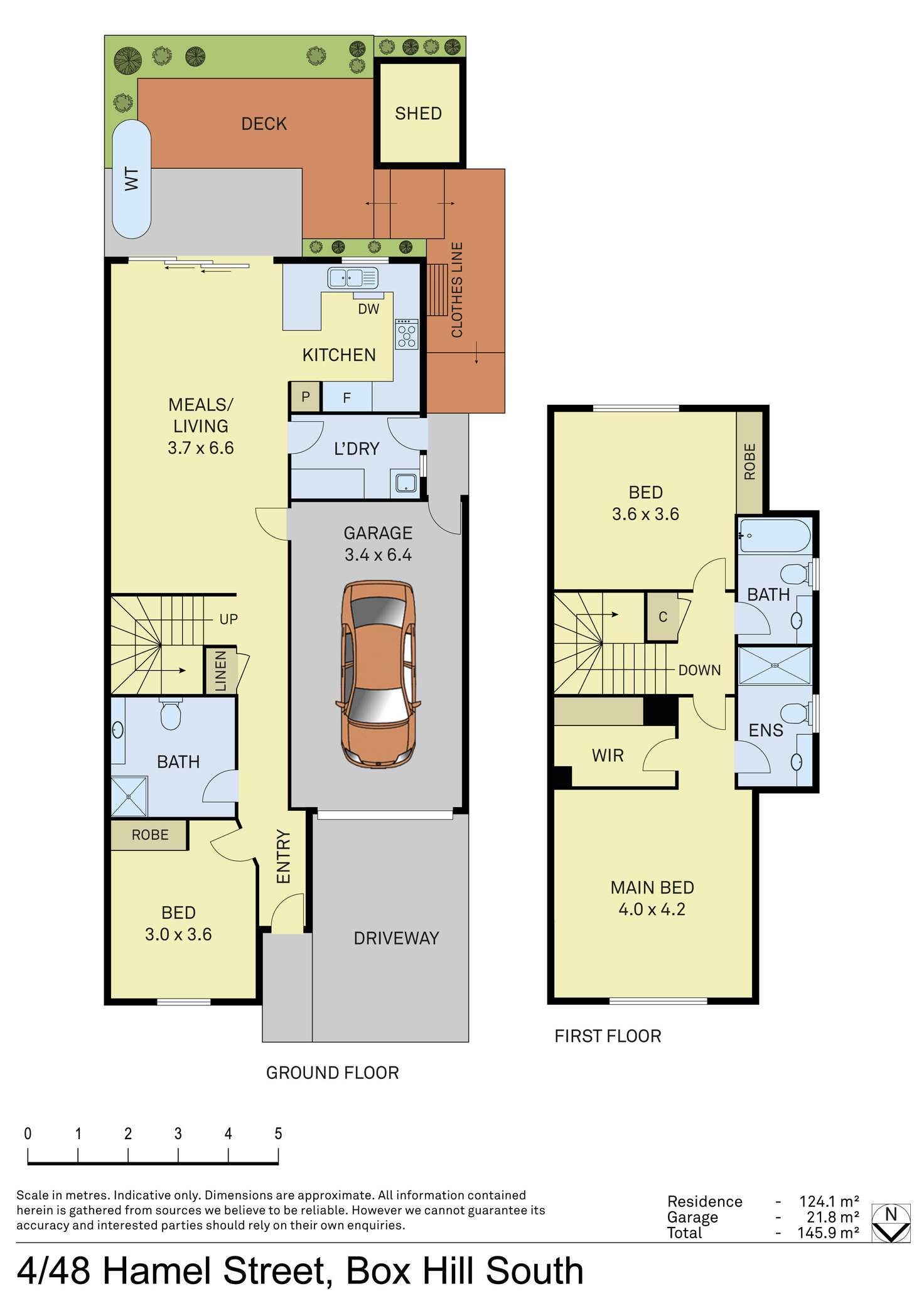 Floorplan of Homely townhouse listing, 4/48-50 Hamel Street, Box Hill South VIC 3128