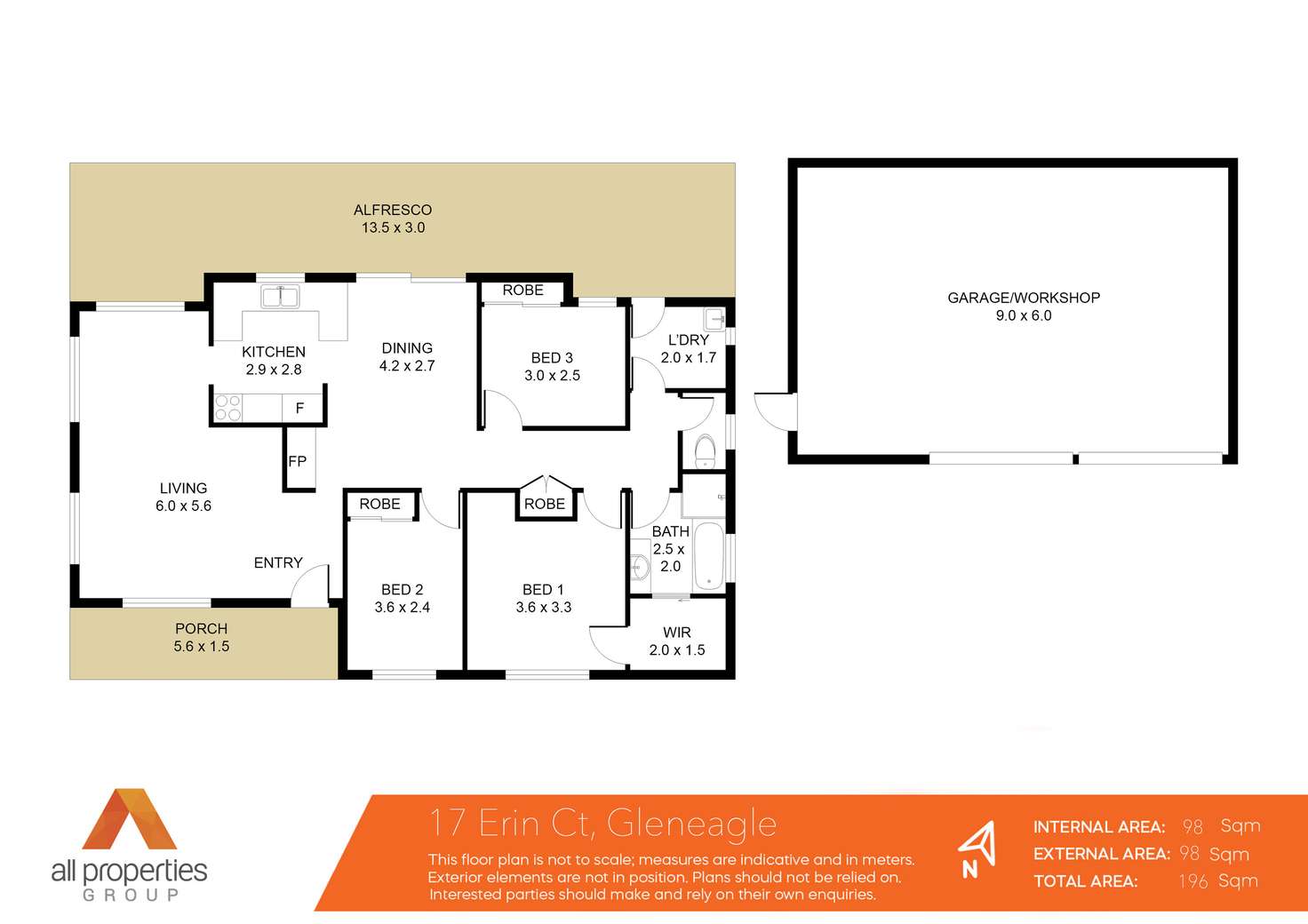 Floorplan of Homely house listing, 17-19 Erin Court, Gleneagle QLD 4285