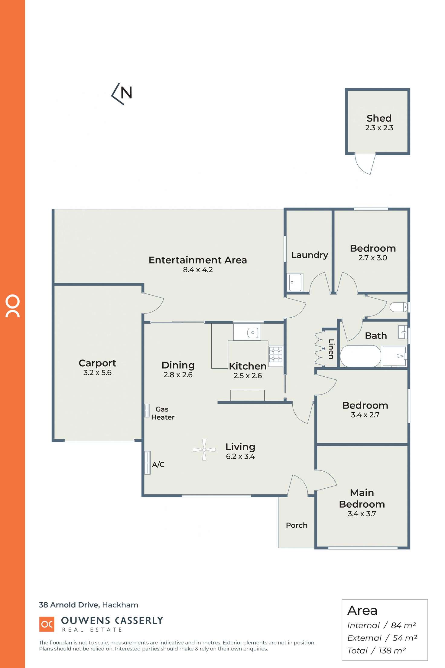 Floorplan of Homely house listing, 38 Arnold Drive, Hackham SA 5163