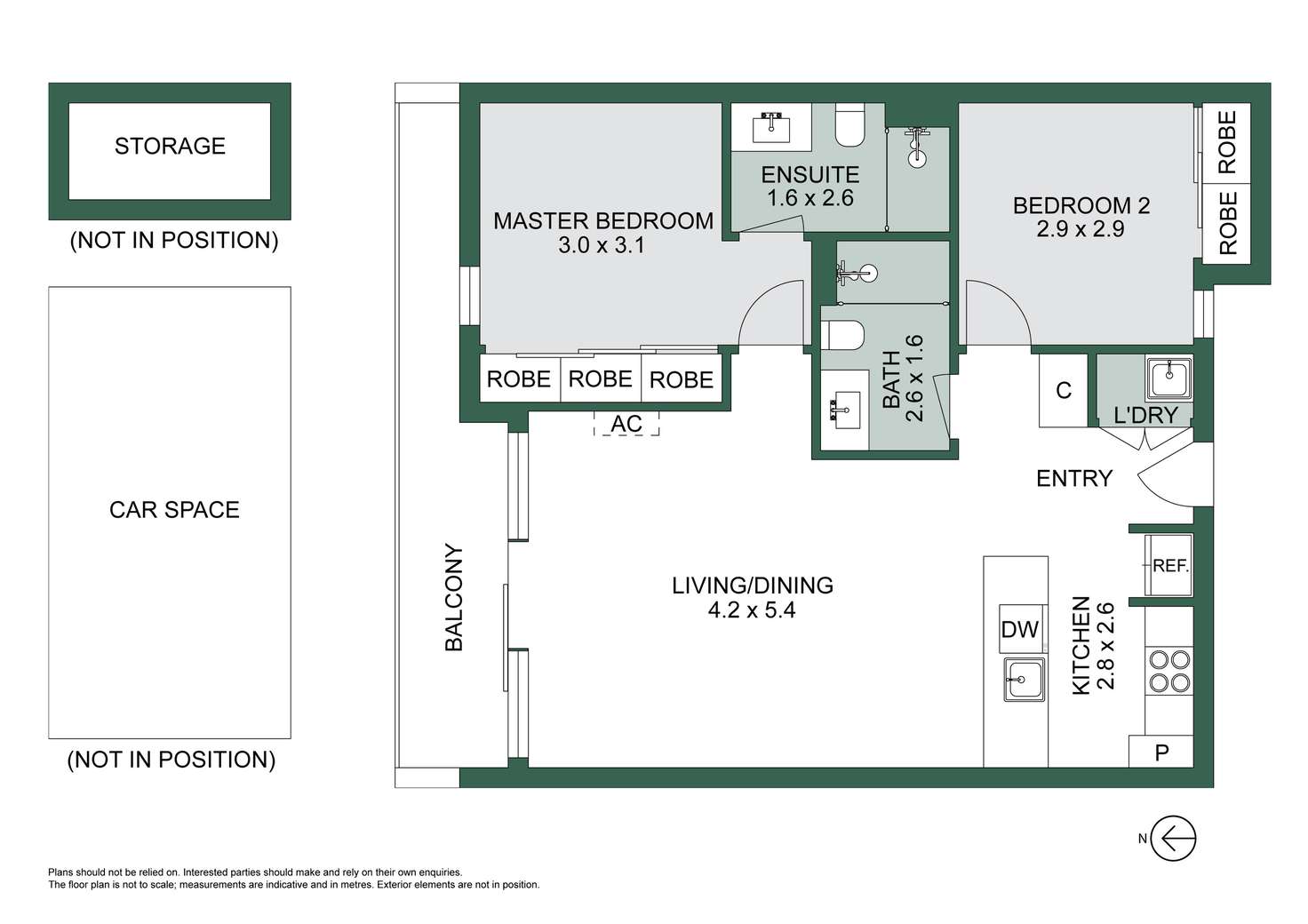 Floorplan of Homely apartment listing, 2309/178 Edward Street, Brunswick East VIC 3057