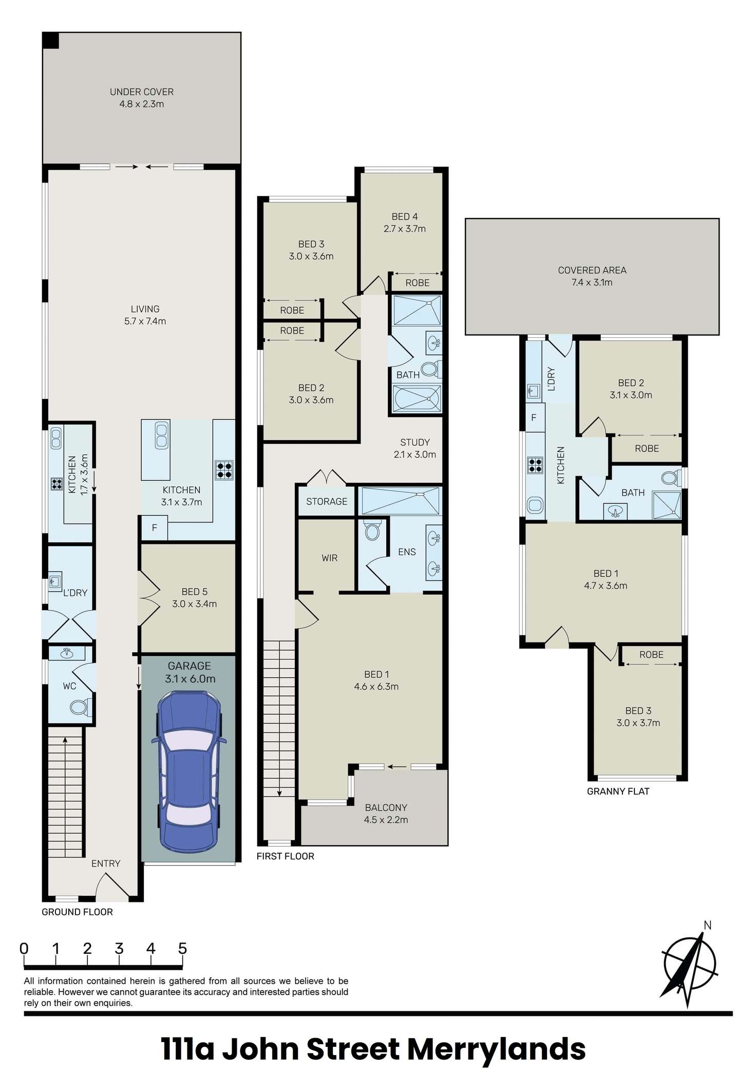 Floorplan of Homely house listing, 111a John Street, Merrylands NSW 2160