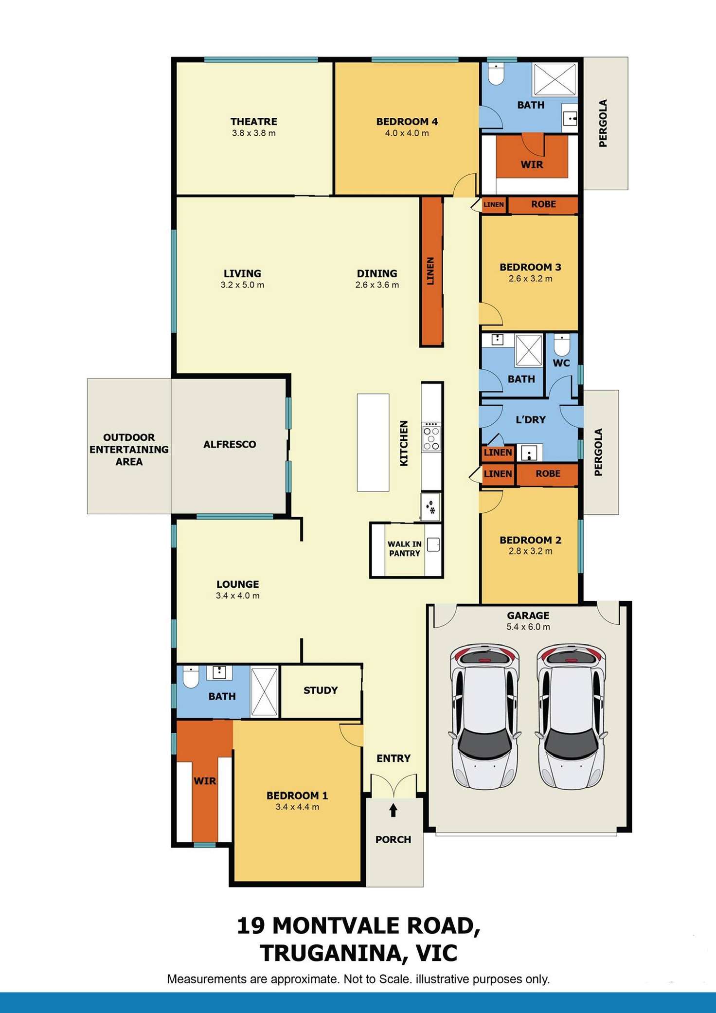 Floorplan of Homely house listing, 19 Montvale Road, Truganina VIC 3029
