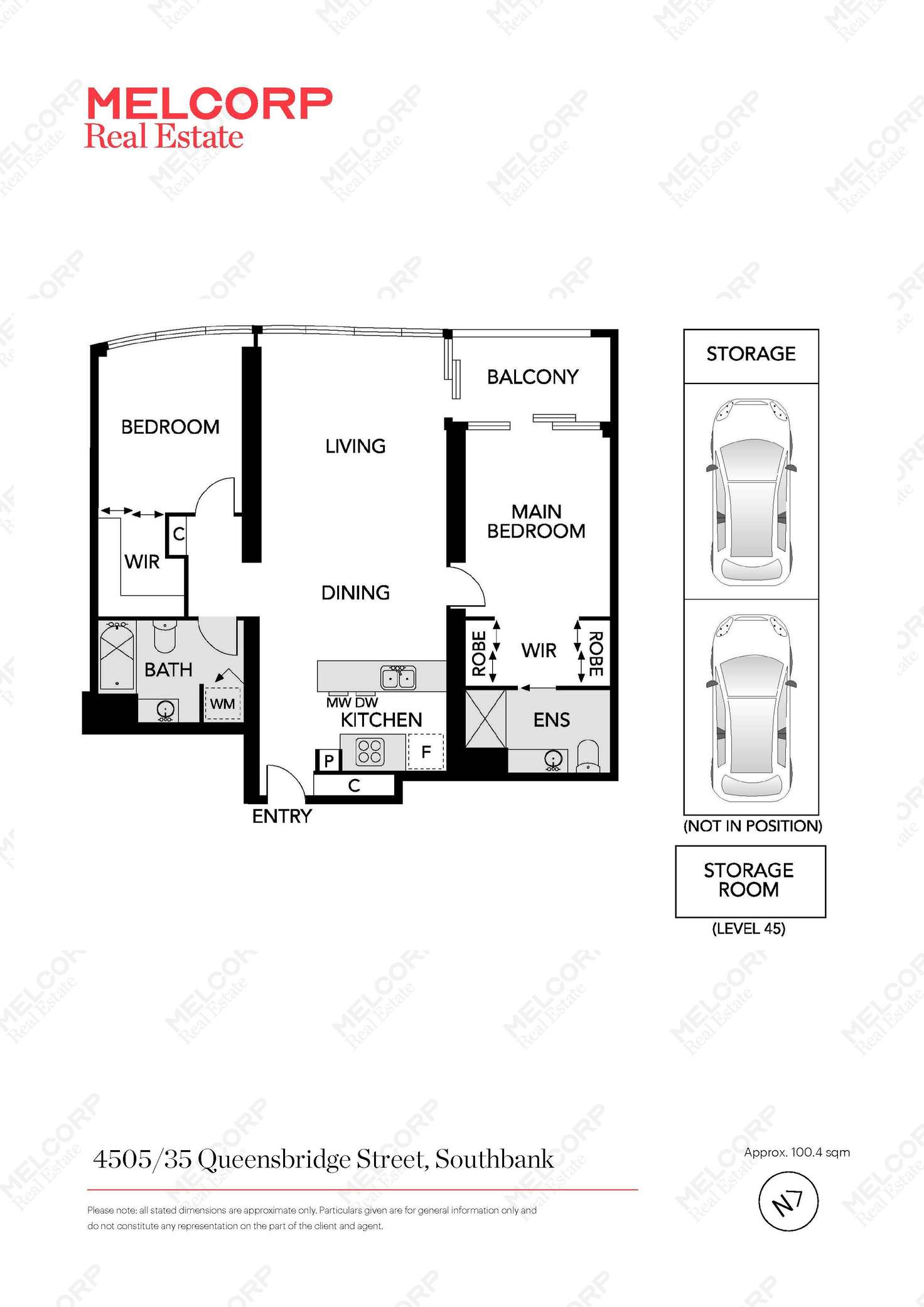 Floorplan of Homely apartment listing, 4505/35 Queensbridge Street, Southbank VIC 3006