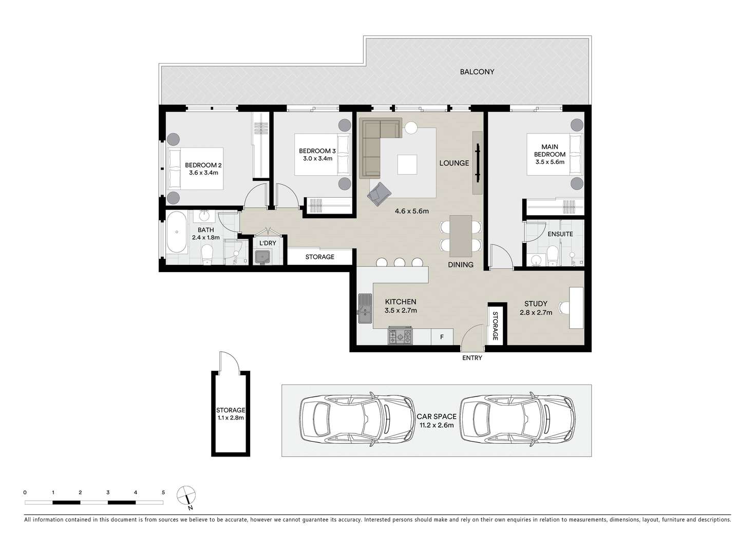 Floorplan of Homely apartment listing, G1/8D Myrtle Street, Prospect NSW 2148
