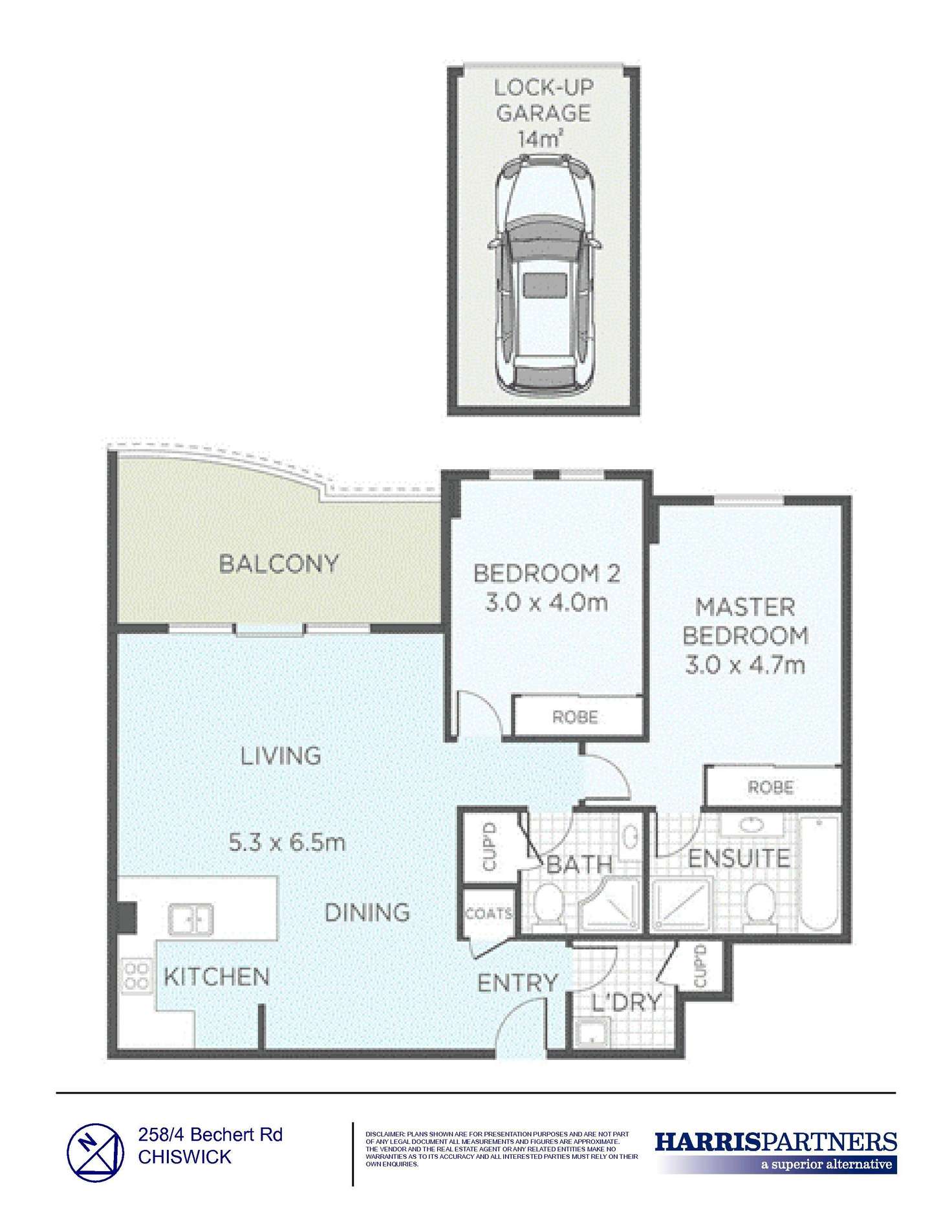 Floorplan of Homely apartment listing, 258/4 Bechert Road, Chiswick NSW 2046