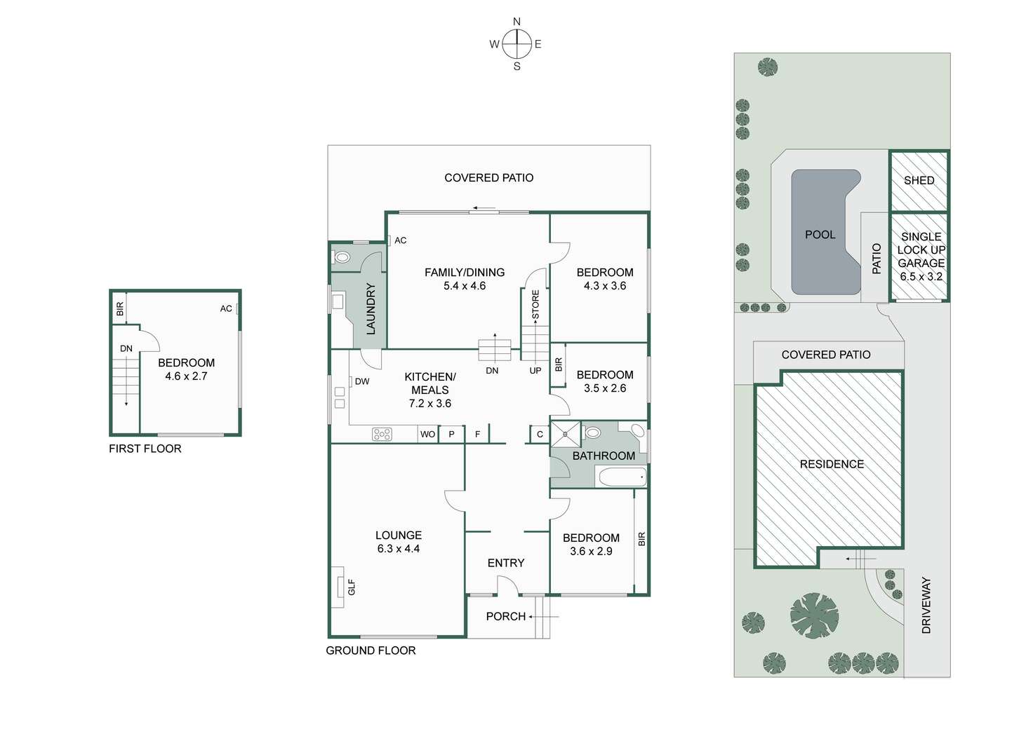 Floorplan of Homely house listing, 7 Albany Crescent, Aspendale VIC 3195