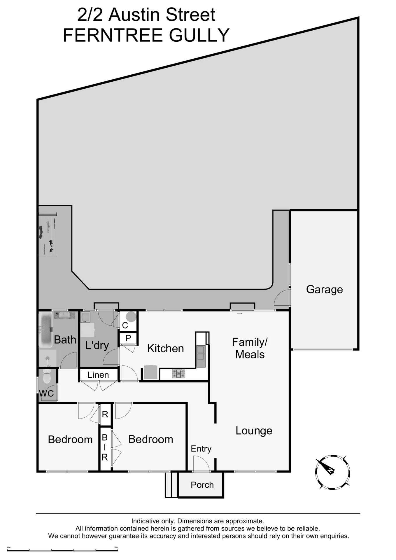 Floorplan of Homely unit listing, 2/2 Austin Street, Ferntree Gully VIC 3156