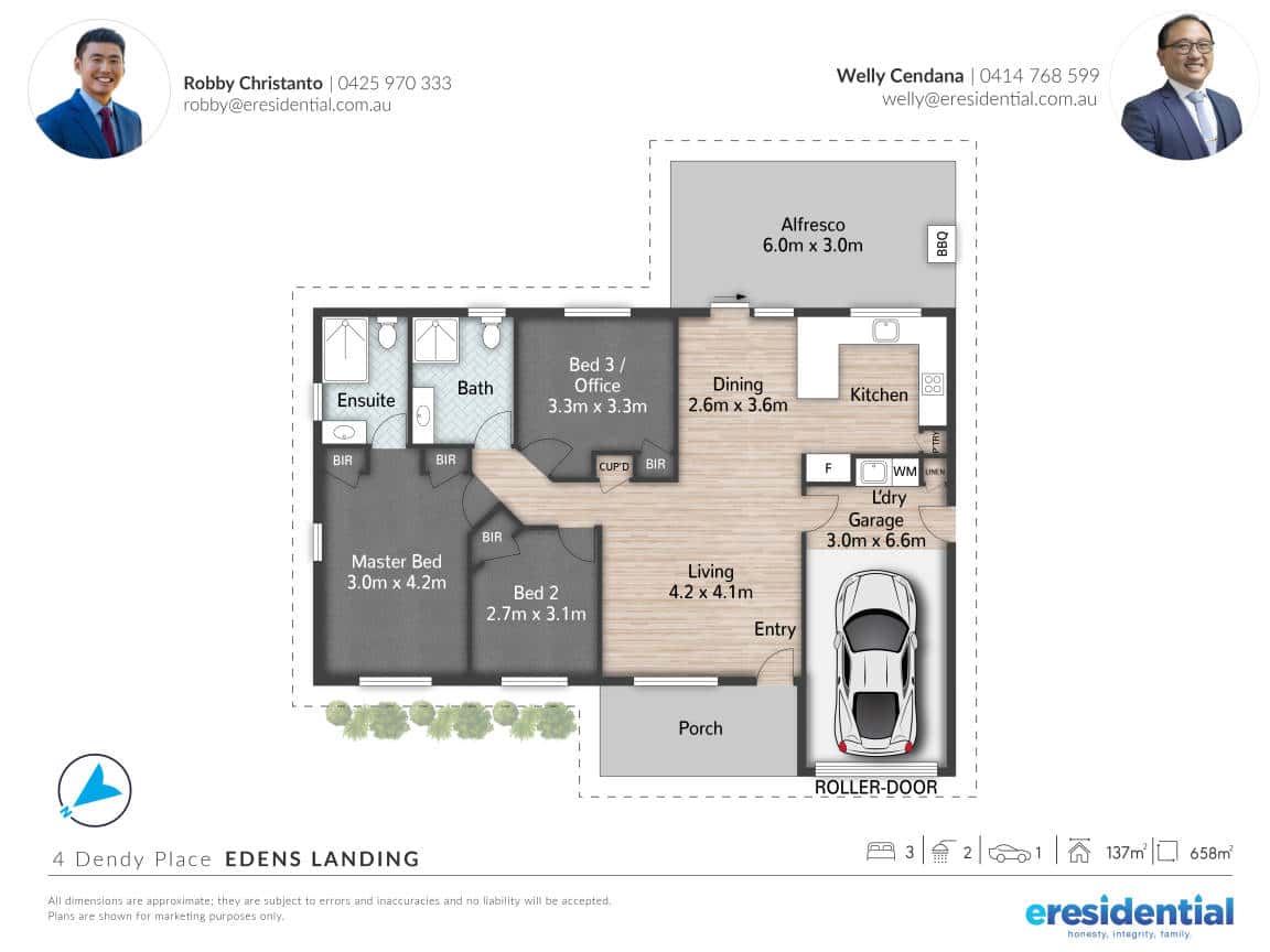 Floorplan of Homely house listing, 4 Dendy Place, Edens Landing QLD 4207