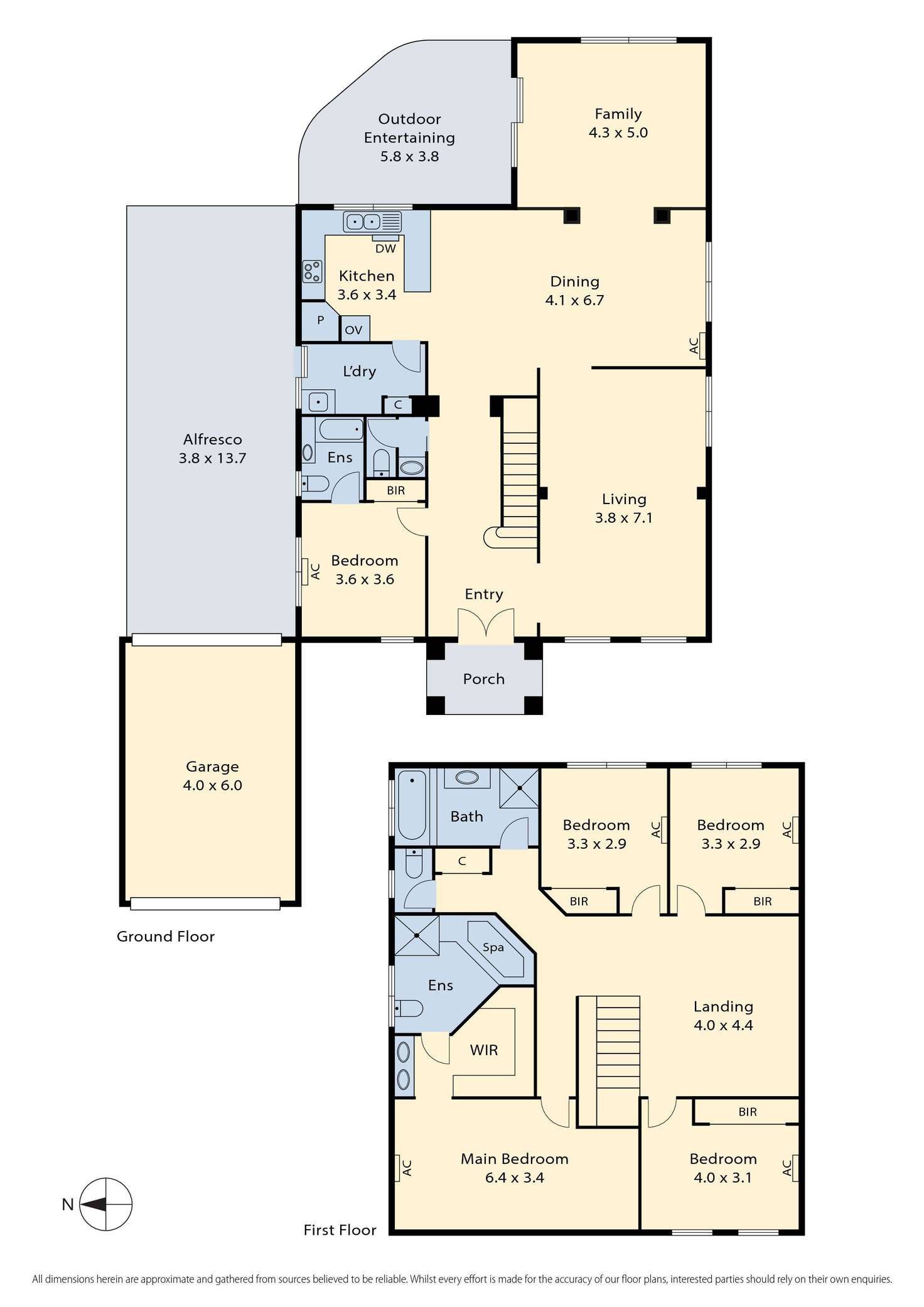 Floorplan of Homely house listing, 4 Porter Avenue, Roxburgh Park VIC 3064