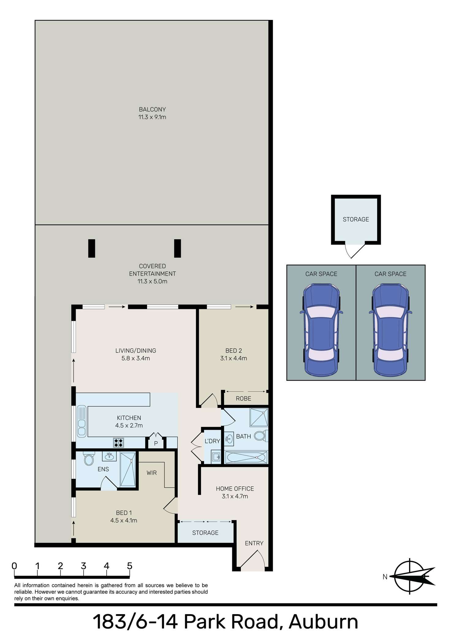 Floorplan of Homely apartment listing, 183/6-14 Park Road, Auburn NSW 2144