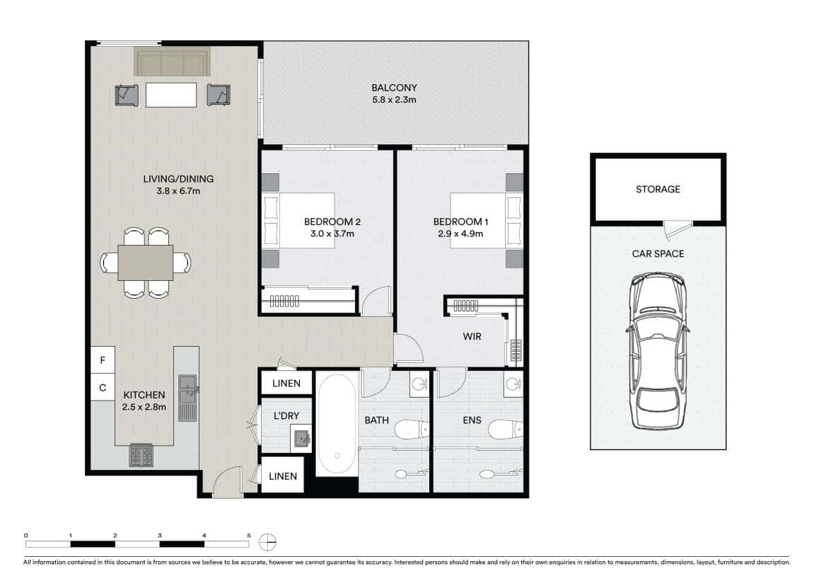 Floorplan of Homely unit listing, 502/2 Garfield Street, Wentworthville NSW 2145