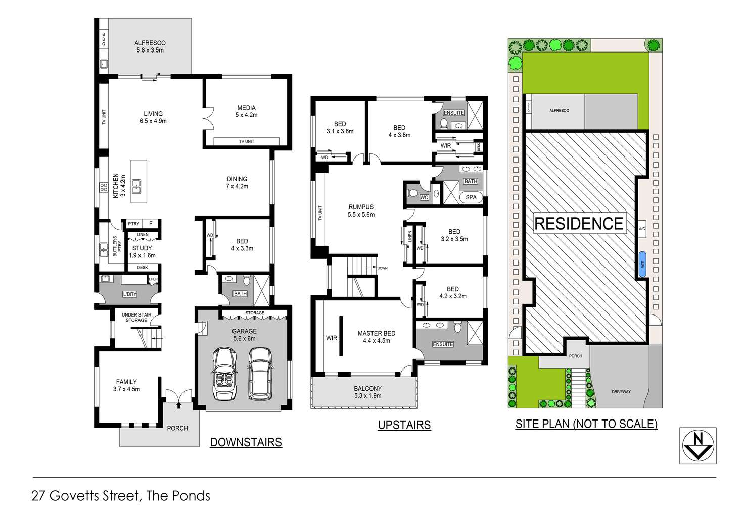 Floorplan of Homely house listing, 27 Govetts Street, The Ponds NSW 2769