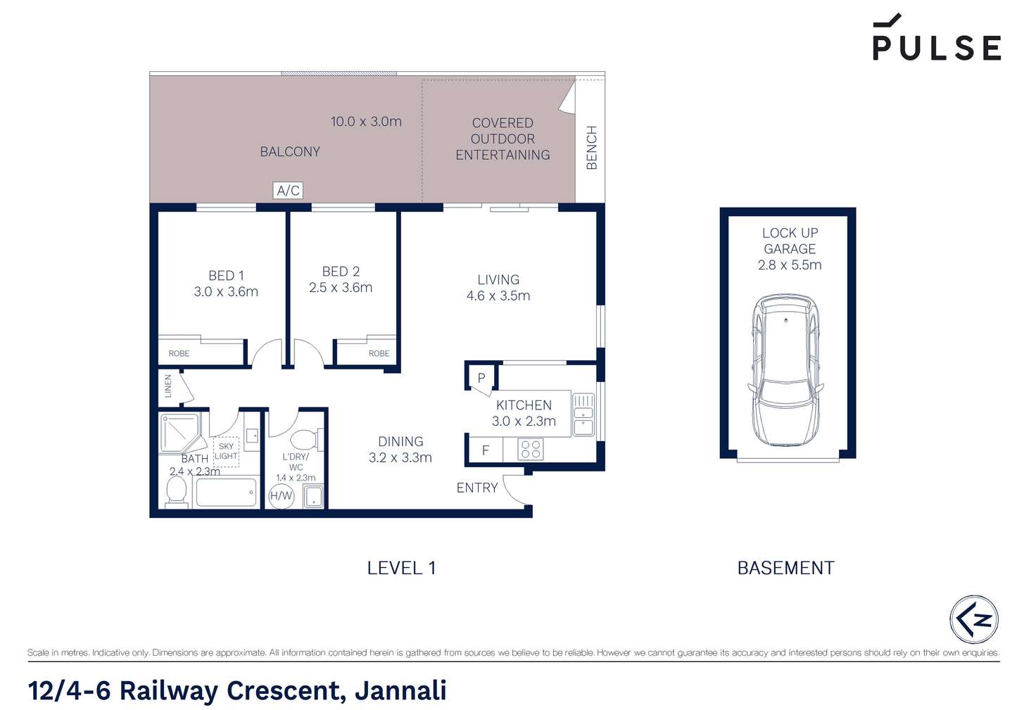 Floorplan of Homely apartment listing, 12/4-6 Railway Crescent, Jannali NSW 2226