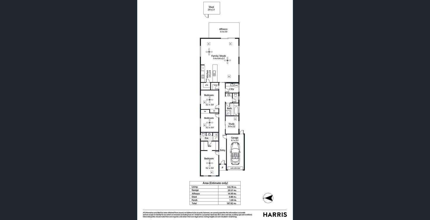 Floorplan of Homely house listing, 21A Durant Avenue, Rostrevor SA 5073