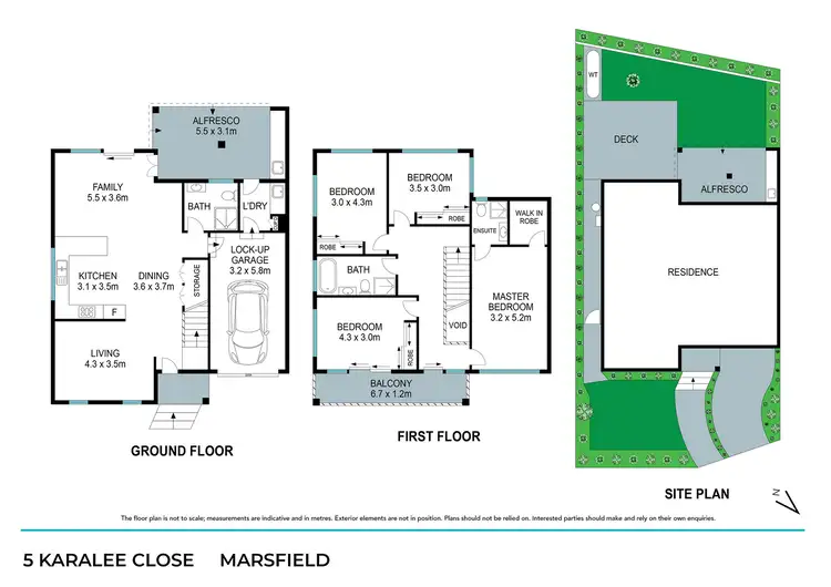 Floorplan of Homely semi-detached listing, 5 Karalee Close, Marsfield NSW 2122