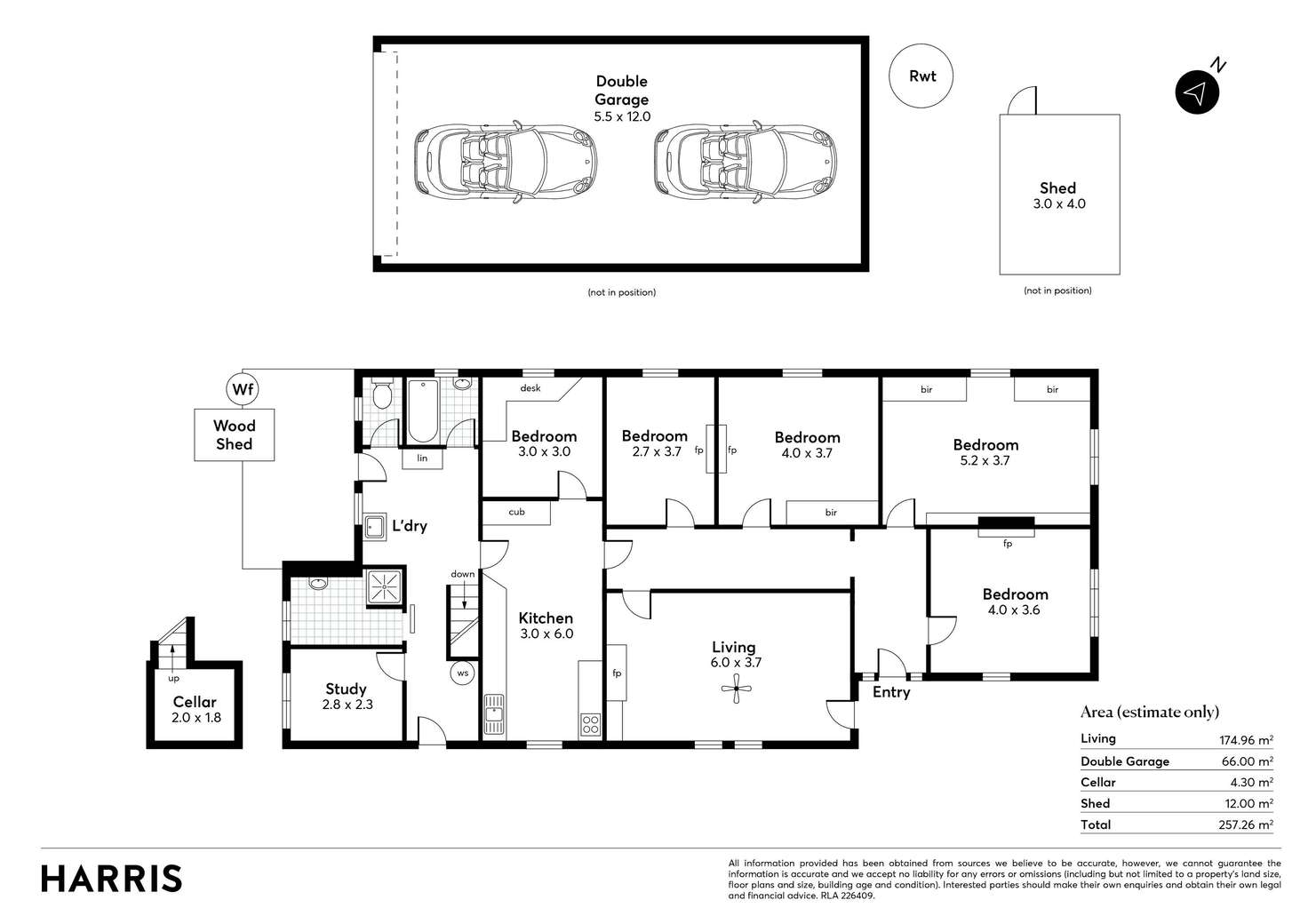 Floorplan of Homely house listing, 64 Marlborough Road, Westbourne Park SA 5041