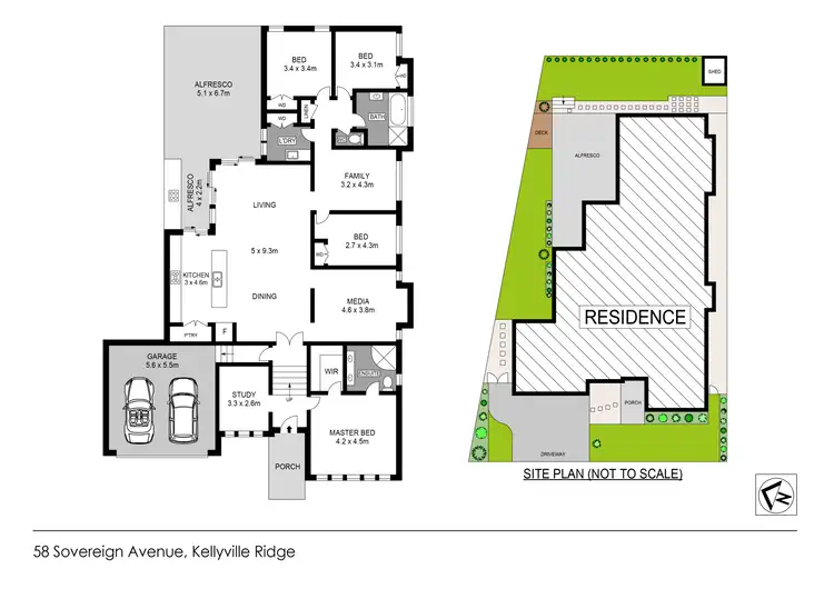 Floorplan of Homely house listing, 58 Sovereign Avenue, Kellyville Ridge NSW 2155