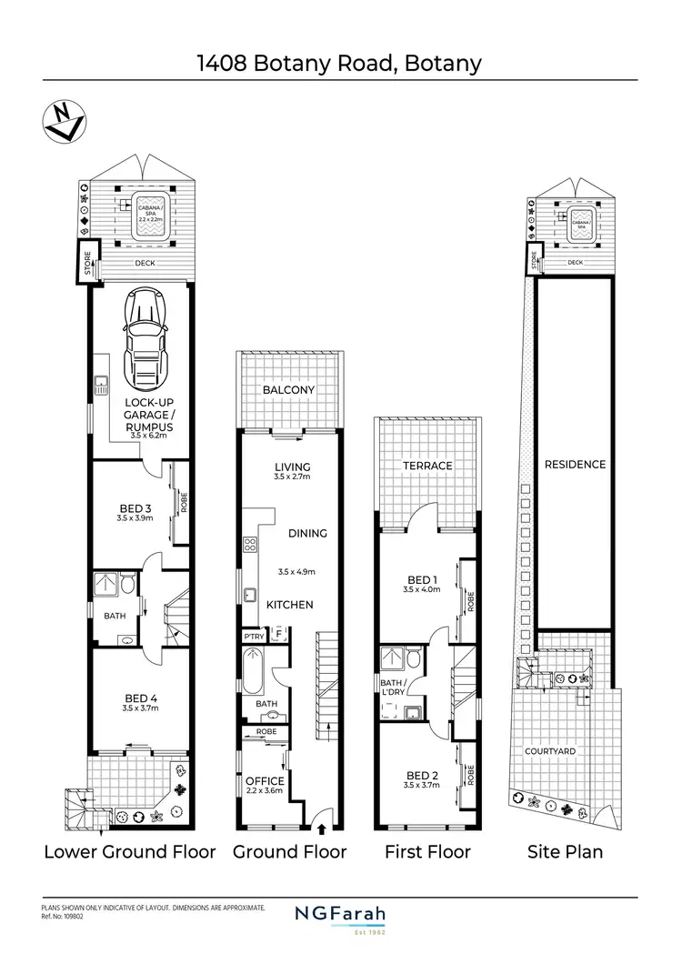 Floorplan of Homely house listing, 1408 Botany Road, Botany NSW 2019