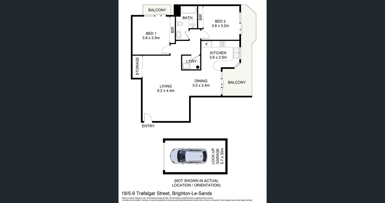 18/59 Trafalgar Street, BrightonLeSands NSW 2216 Apartment For Rent
