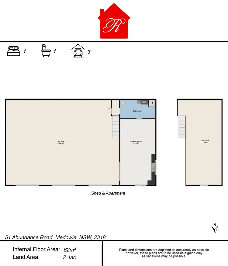 Floorplan of Homely land listing, 51 Abundance Road, Medowie NSW 2318