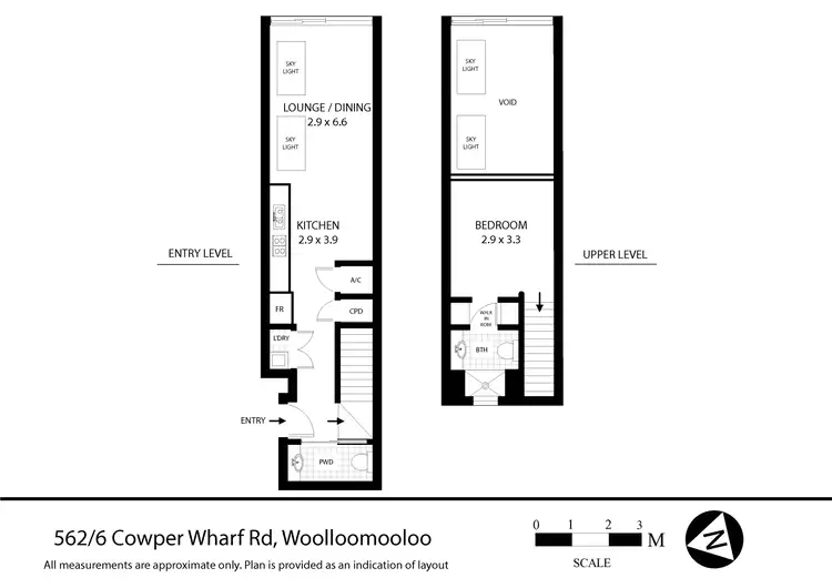 Floorplan of Homely apartment listing, 562/6 Cowper Wharf Roadway, Woolloomooloo NSW 2011