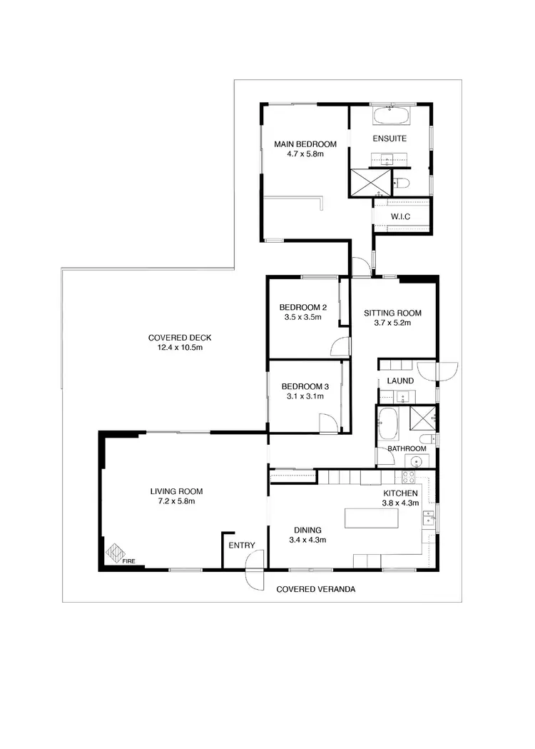 Floorplan of Homely rural property listing, 142 Black Springs Road, Mudgee NSW 2850